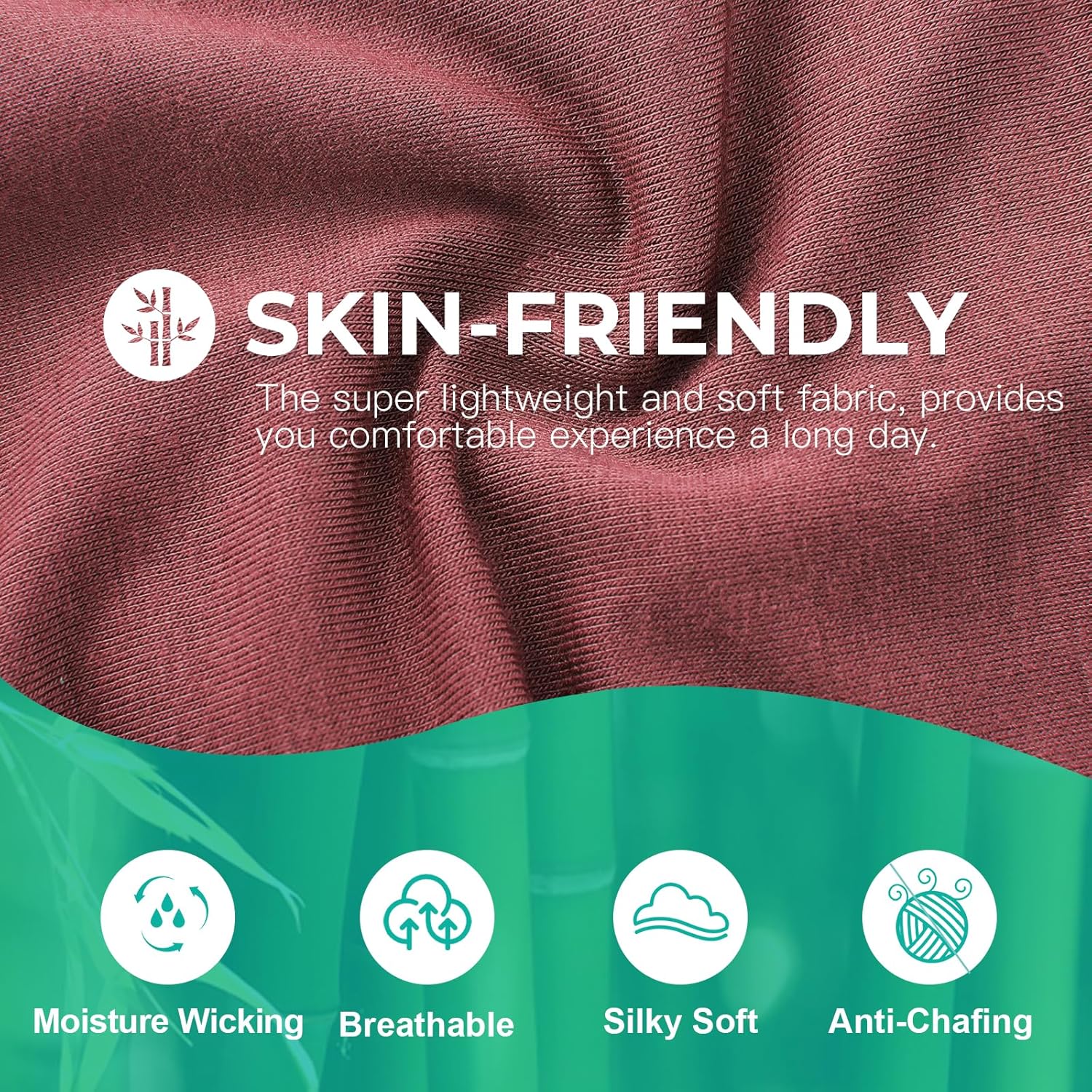 BAMBOO COOL Men's Tagless Briefs Coverd Waistband Comfort Soft Underwear with Contour Pouch Breathable Underpants, Multipacks - Image 6