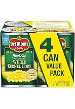 FRESH CUT Golden Sweet Whole Kernel Corn Canned Vegetables, 4-Pack, 15.25 oz Cans