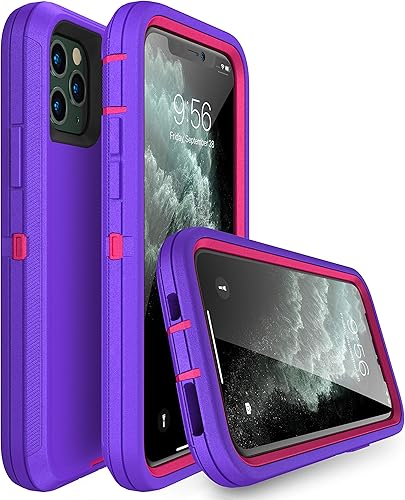 Miniatura 3 de MXX Funda resistente para iPhone 11 Pro Max (sin protector de pantalla integrado), protector de 3 capas de protección de cuerpo completo, a prueba