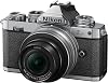Nikon Z fc KIT Z DX 16-50 mm 1:3.5-6.3 VR Silver Edition 20.9 MP, OLED vizör, 2.36 milyon resim noktalı, saniyede 11 kare, odaklama asistanlı hibrit AF, ISO 100-51.200, 4K UHD video
