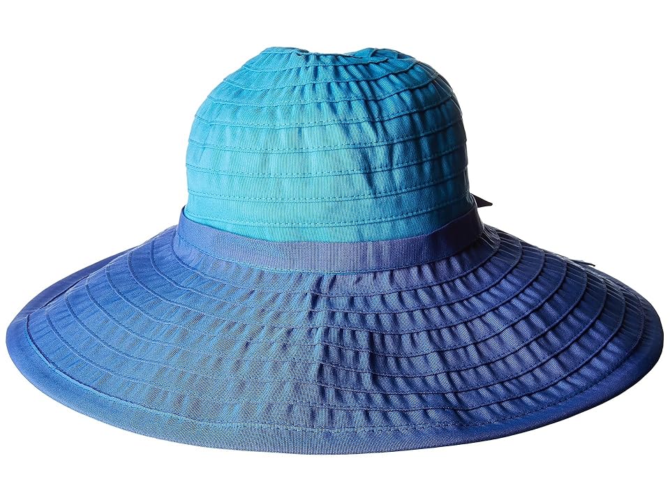 

San Diego Hat Company RBL299OS Ribbon Bow Floppy (Blue Combo) Caps