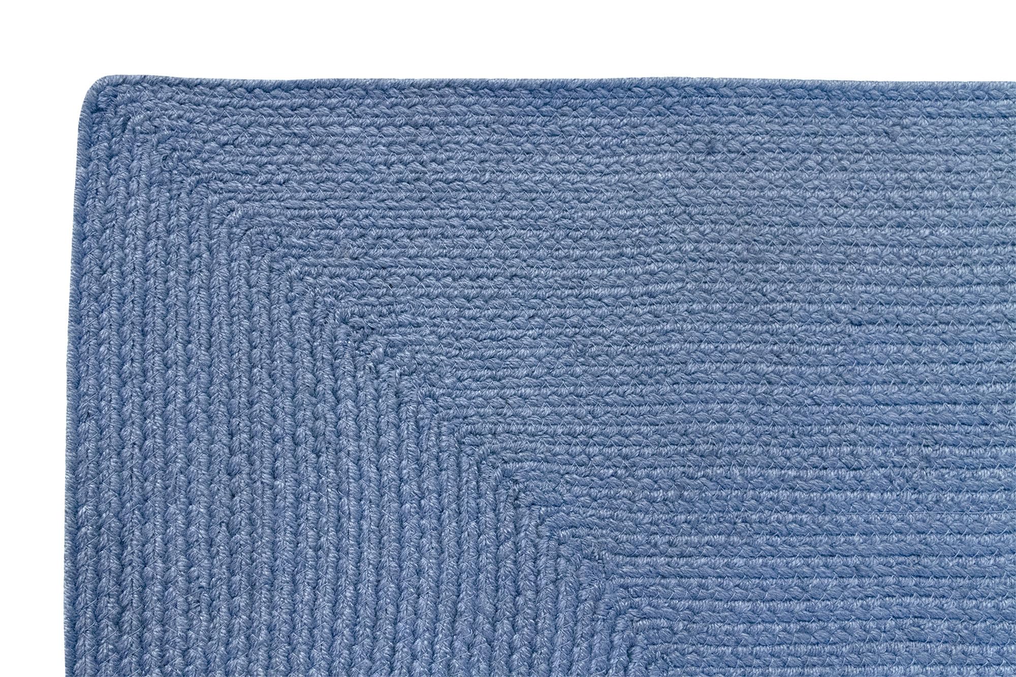 HAMID Outdoor Teppich aus recyceltem PET – Waschbar, Wasserfest & Pflegeleicht – Nachhaltiger In & Outdoor Teppich für Terrasse, Balkon, Garten oder Wohnzimmer (110x60cm, Blau)
