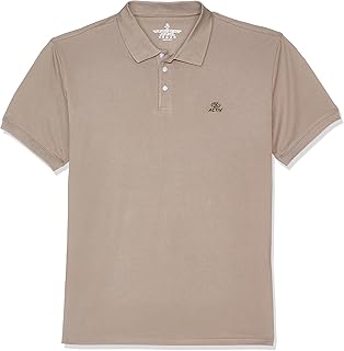 تيشرت عصري برقبة بولو ونمط مطرز للرجال من اكتيف