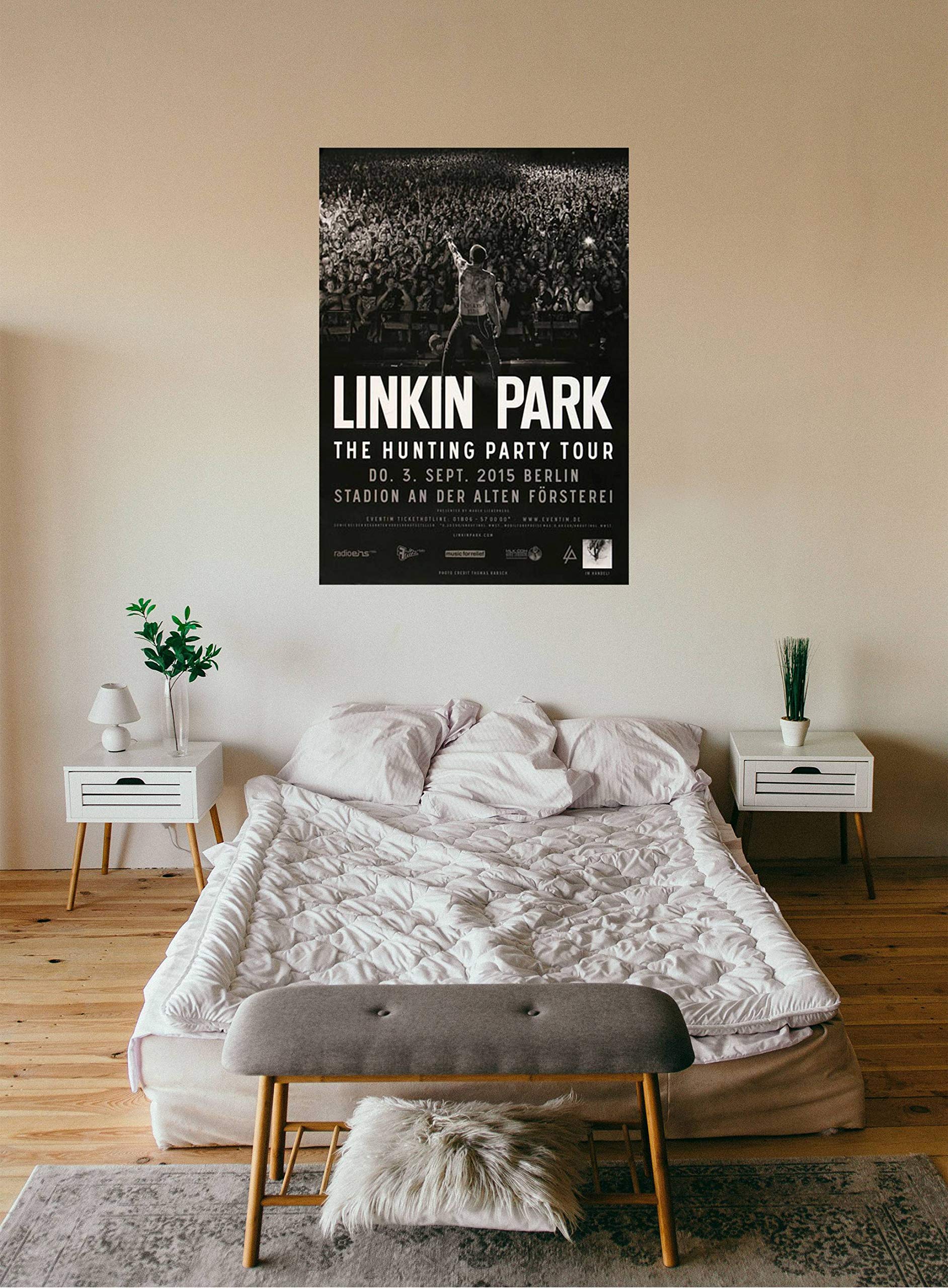 Linkin Park - Hunting Party, Berlin 2015 » Konzertplakat/Premium Poster | Live Konzert Veranstaltung | DIN A1 «