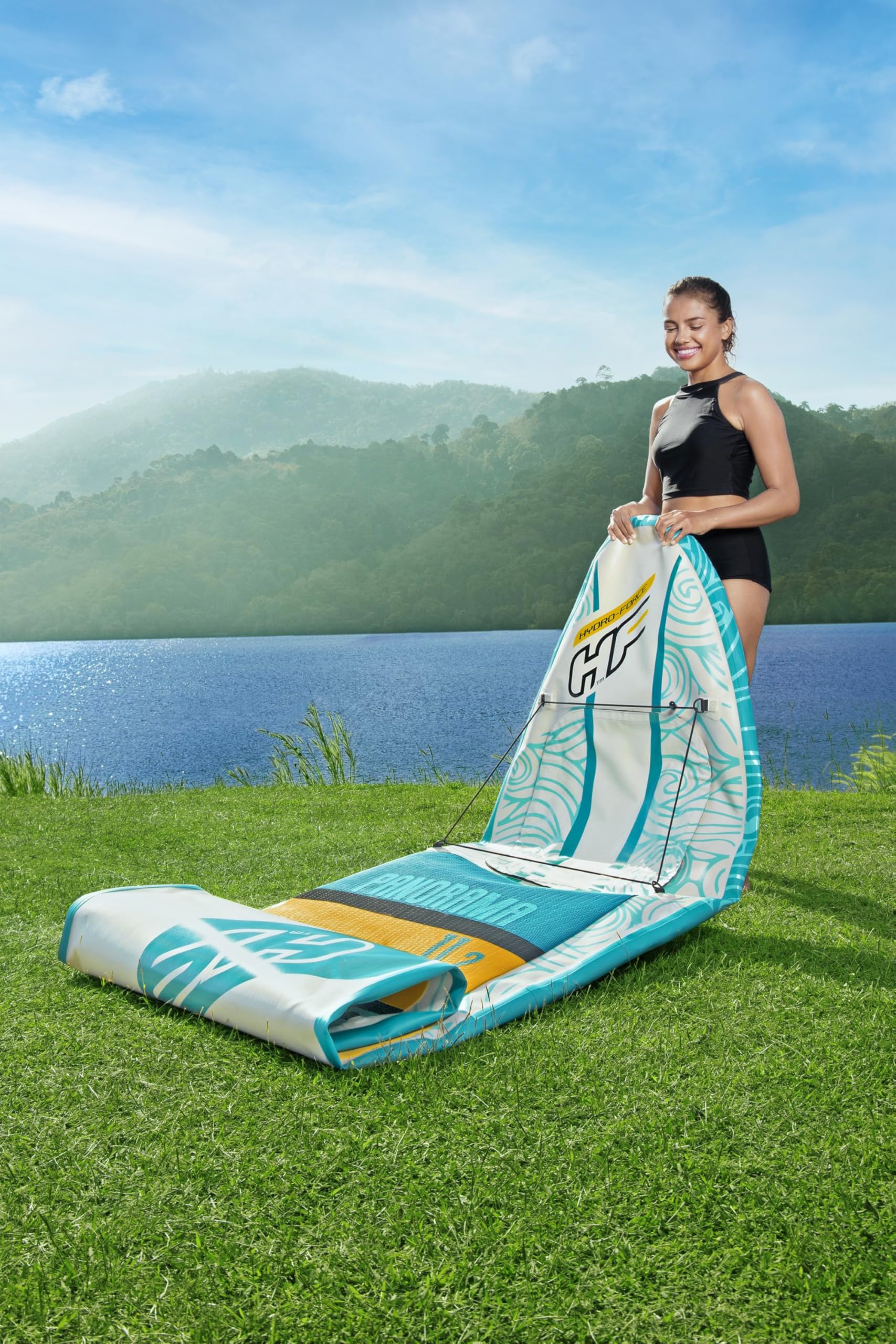 Bestway Hydro-Force - Hydro-Force 3,05 m x 84 cm x 12 cm Set da SUP Sea Breeze Unisex Adulto