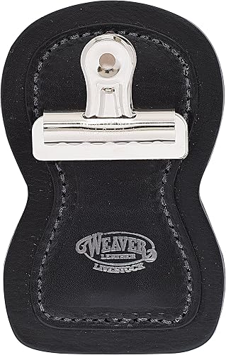 Weaver Leather Livestock Leather Show Number Holder, Black