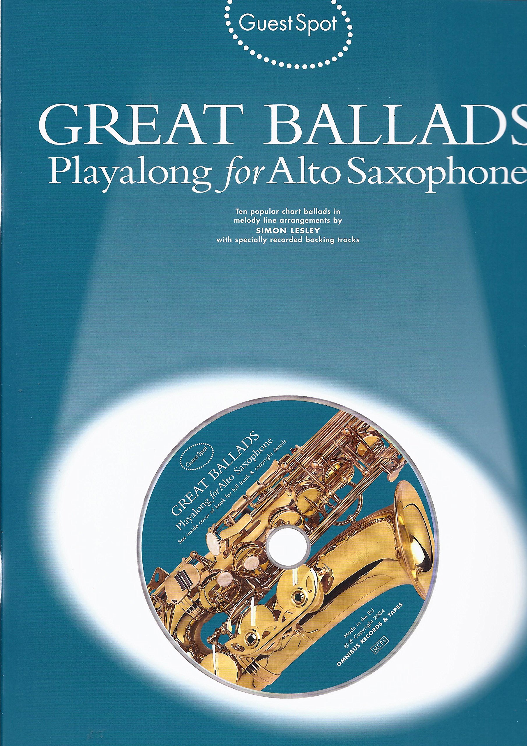 Great Ballads Guest Spot Alto Saxophone