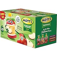 Vista 72 de Mott's Paquete Variado de Puré de Manzana Sin Azúcar Añadido, 4 Sabores – Manzana, Fresa, Canela y Arándano, Hecho de Fruta Real, Sin Sabores