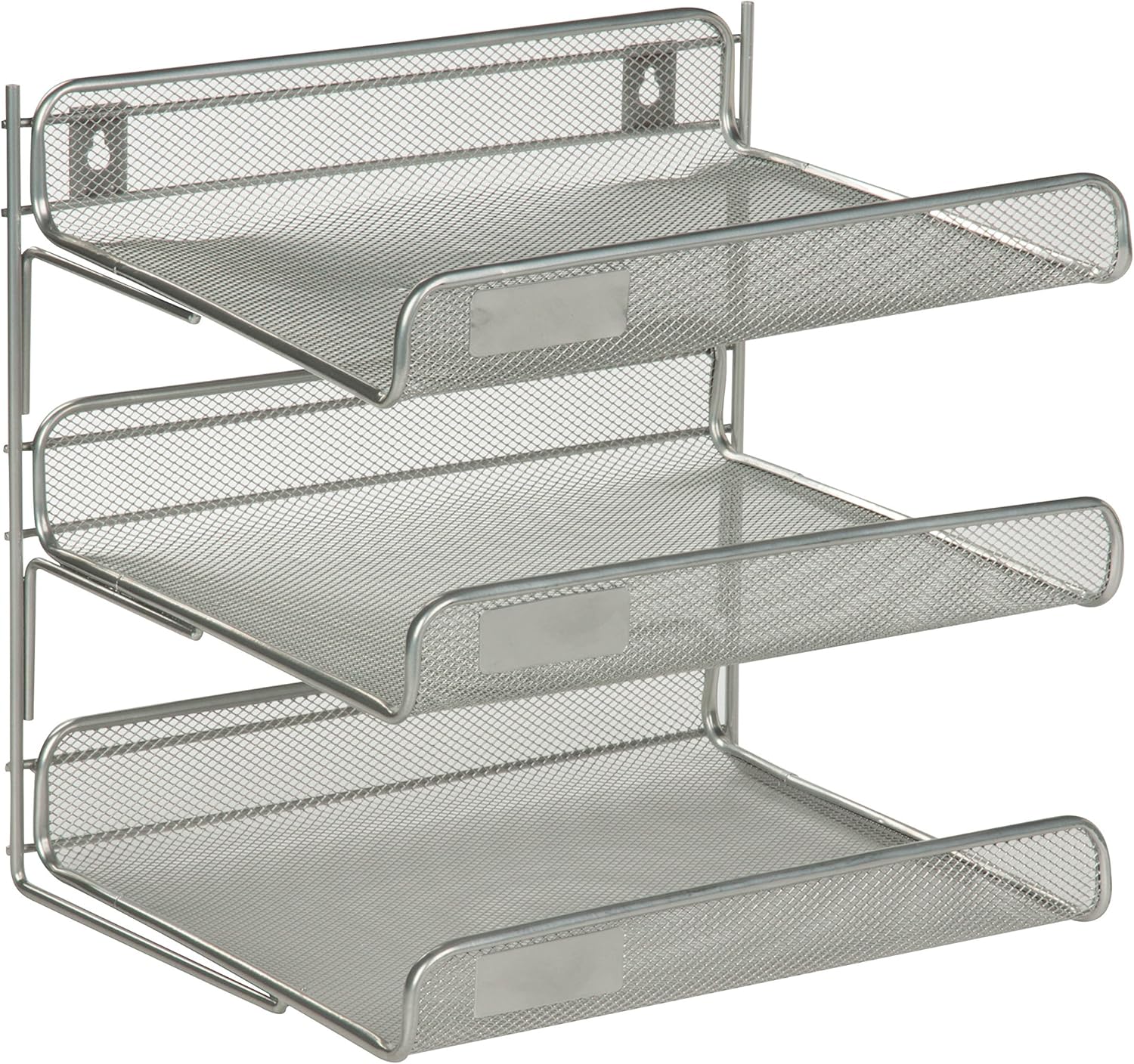 Honey-Can-Do Grey Mesh Tabletop File Folder, Silver, 5.5 x 12.5 x 9.8: Home & Kitchen