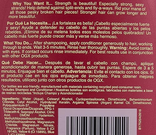 Miniatura 4 de Ogx Aceite de queratina acondicionador 13 onzas (13.0 fl oz) (paquete de 3)