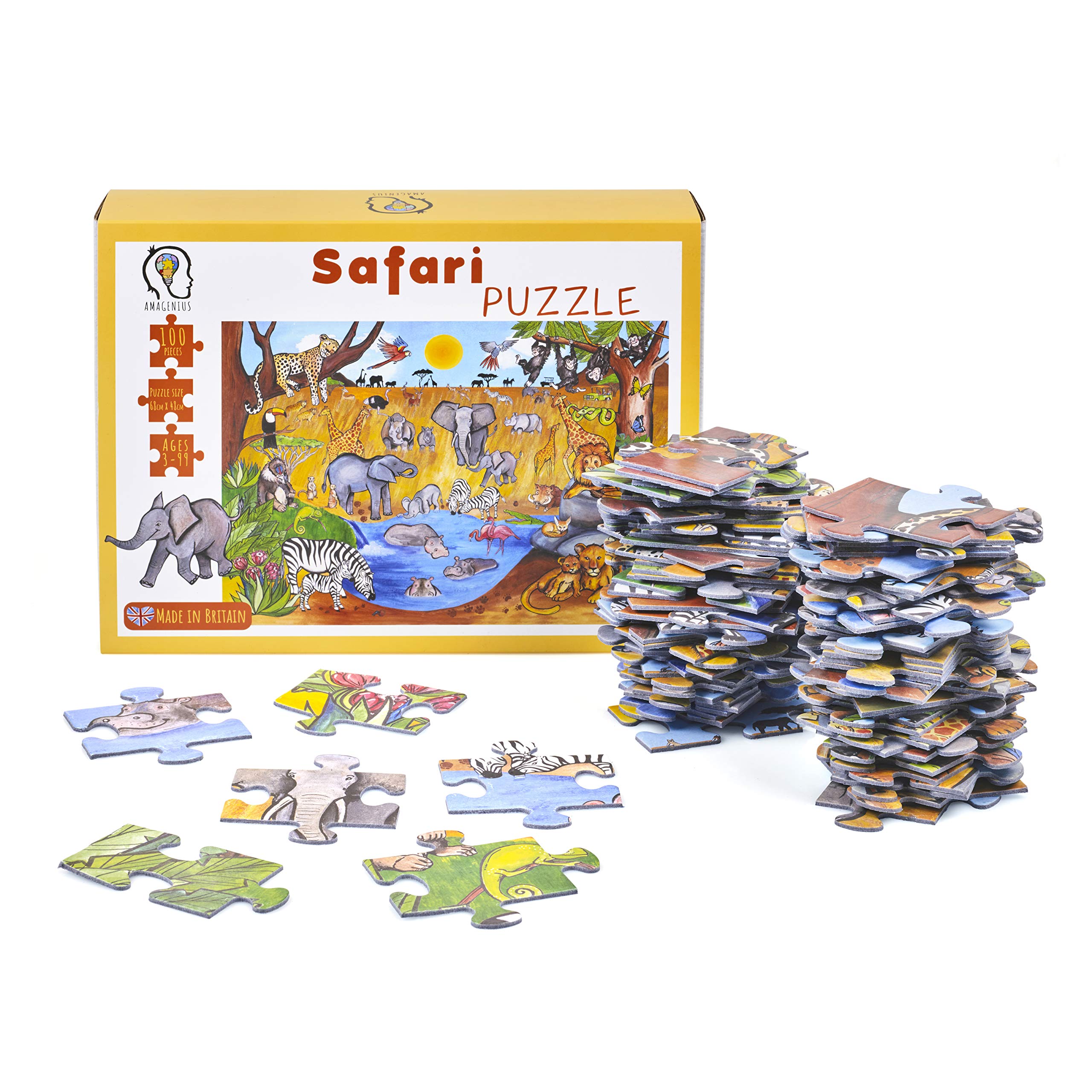 Amonev 0714573399835 Puzzle, safari