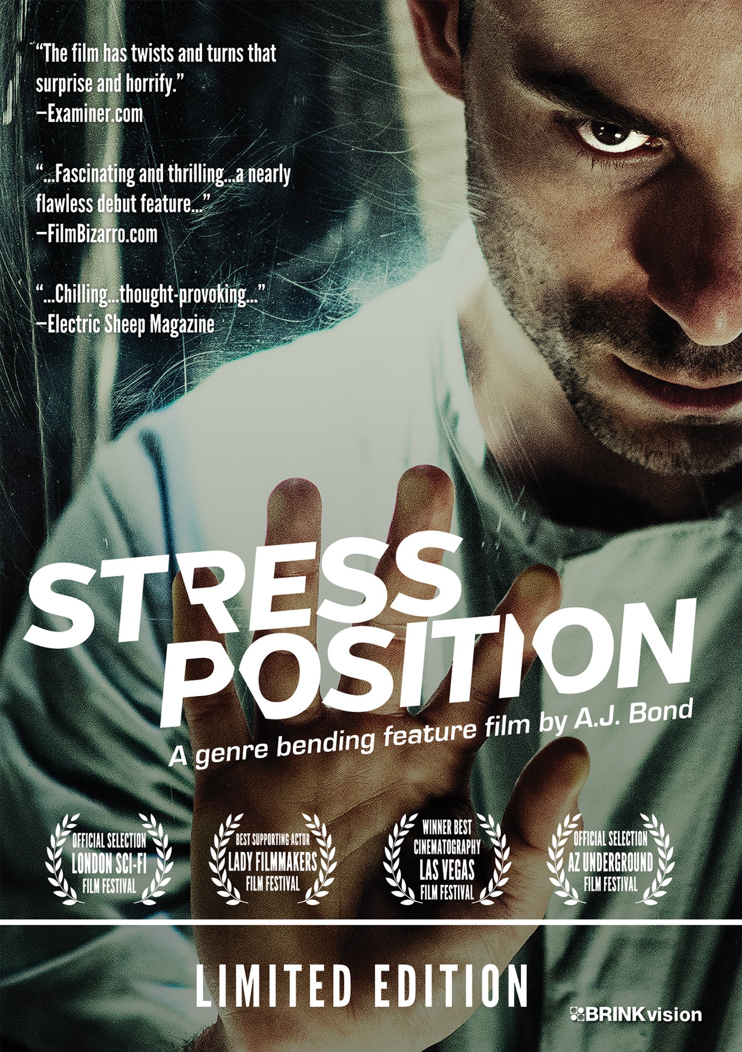 DVD Stress Position importado de Reino Unido para amantes del cine independiente