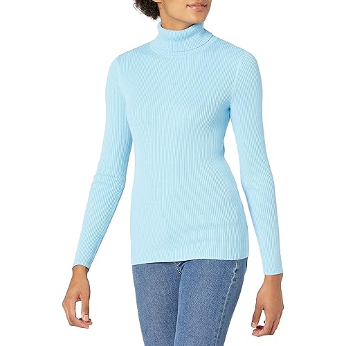 Amazon Essentials Women's Slim-Fit Lightweight Long-Sleeve Turtleneck Sweater