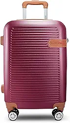 Mala de Bordo com 4 Rodinhas 360 Cor Vinho Aprovado ANAC (55x35x20)