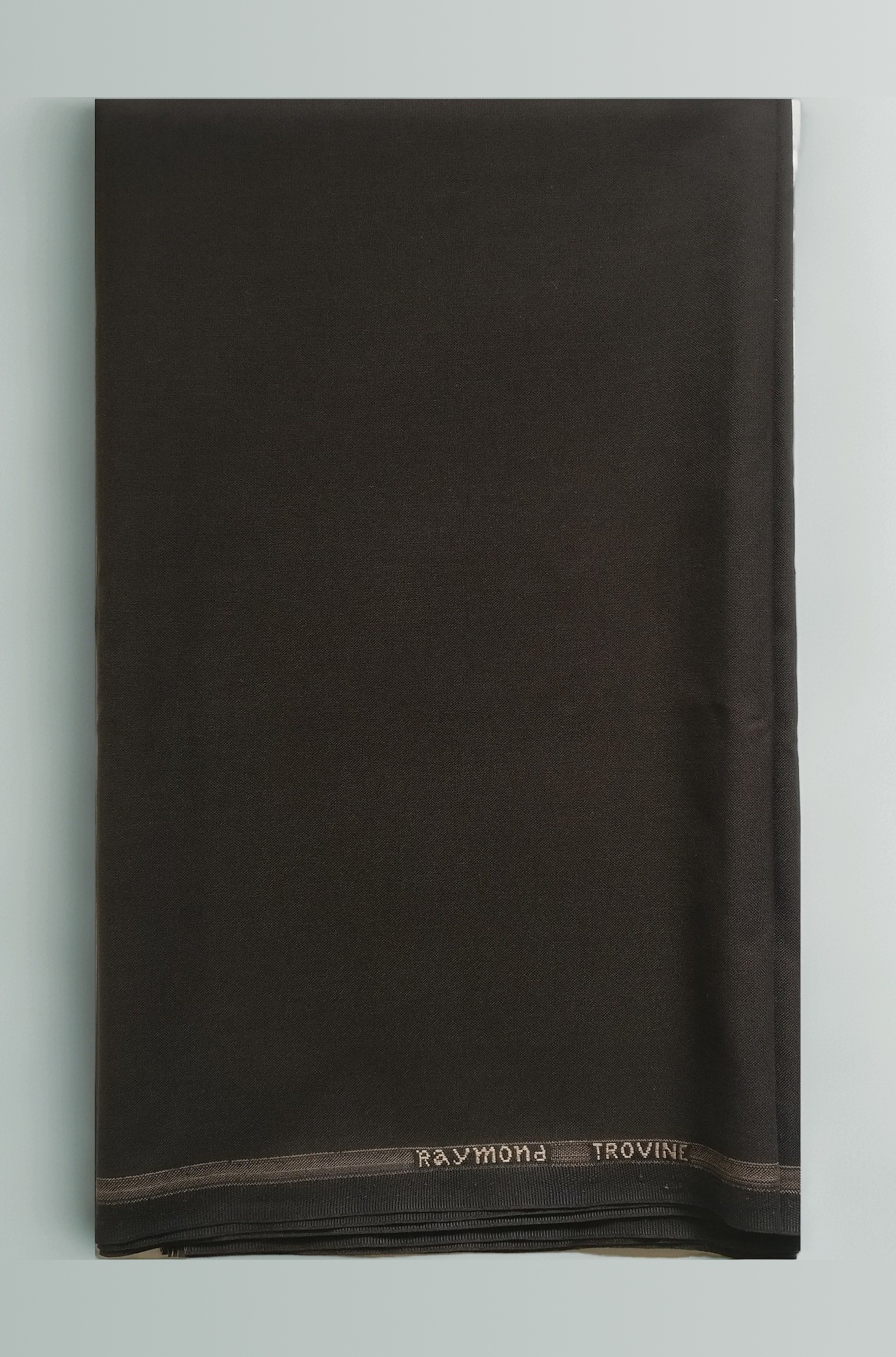 Men's Cotton Unstitched Trouser Fabric (Brown, Free Size)