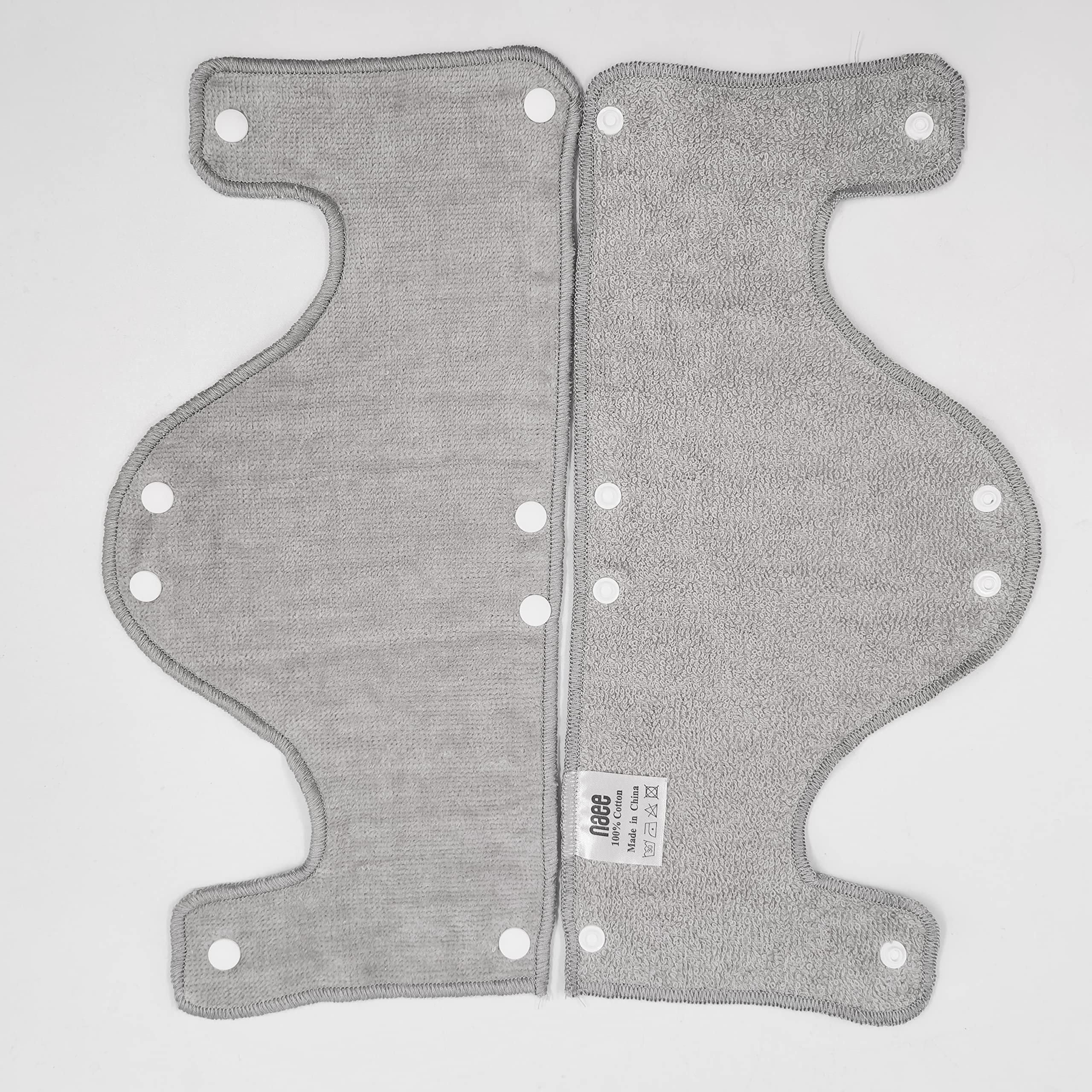 Big Light Grey Hard Hat Fascia per il sudore, riutilizzabile lavabile in spugna di cotone duro Hat Liner snap on, 9 pezzi per confezione