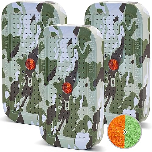 Deshumidificador de camuflaje seguro para pistola de 1.41 onzas, bolsas deshumidificadoras recargables, paquetes de gel de sílice reutilizables,