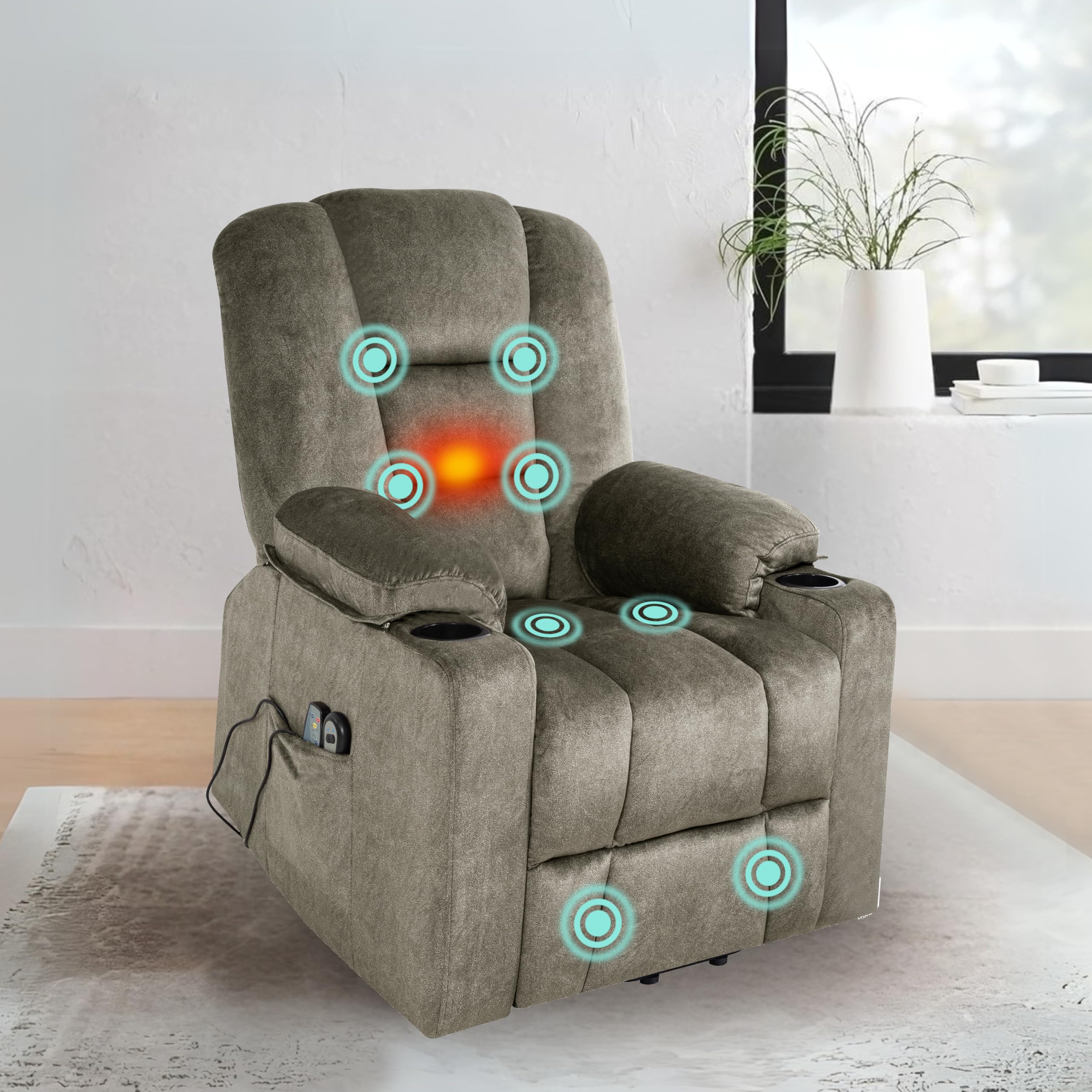 Amazon.com: Naomi Home Doris Power Lift Recliner Chair for Elderly