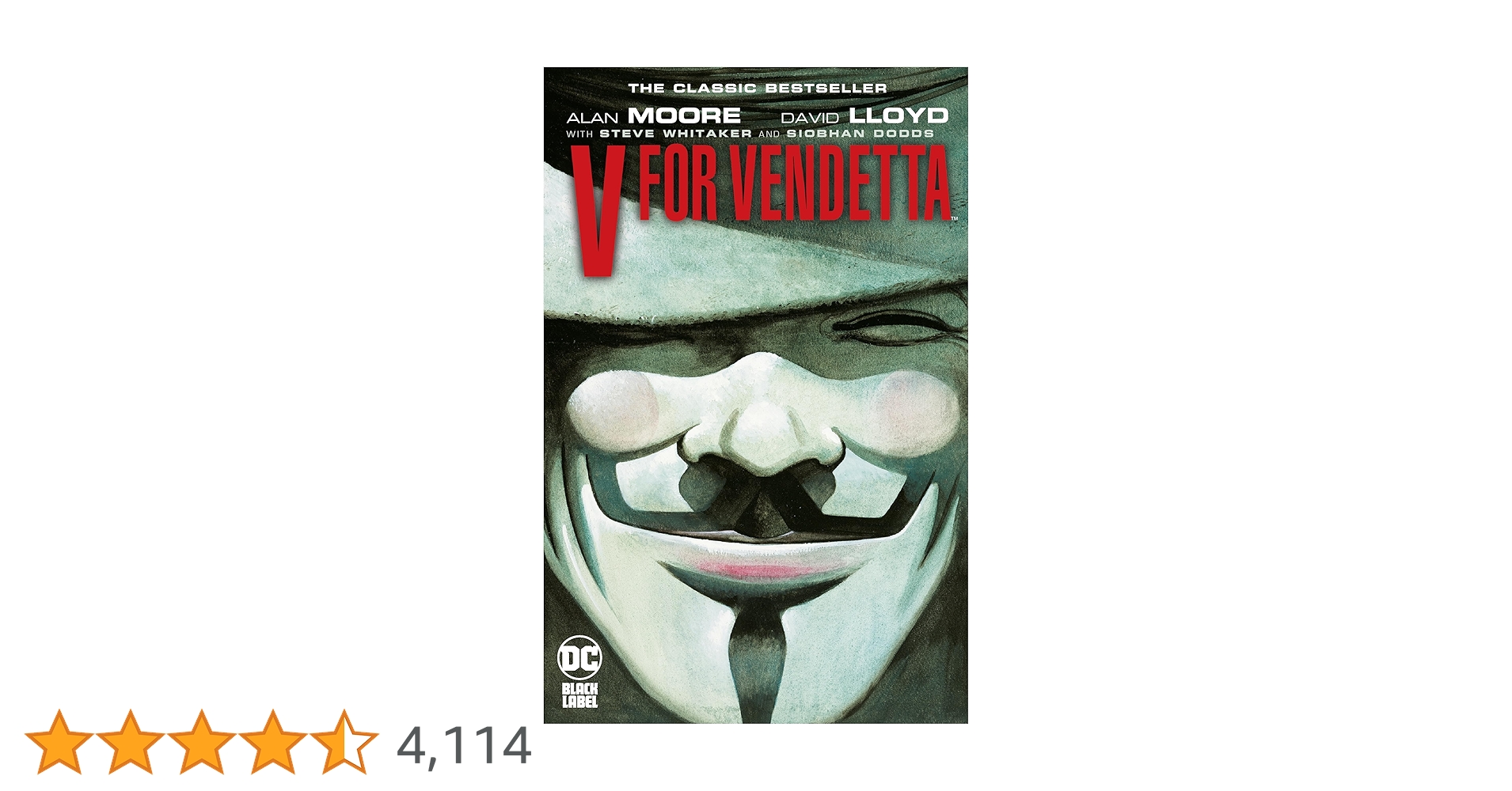 Amazon | V for Vendetta | Moore, Alan, Lloyd, David | Mystery
