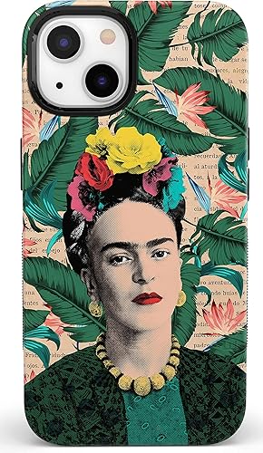 Vista 642 de Casely Funda para iPhone 13 Compatible con MagSafe Color Splash de medianoche Funda retro abstracta Color de medianoche Splash Abstracto