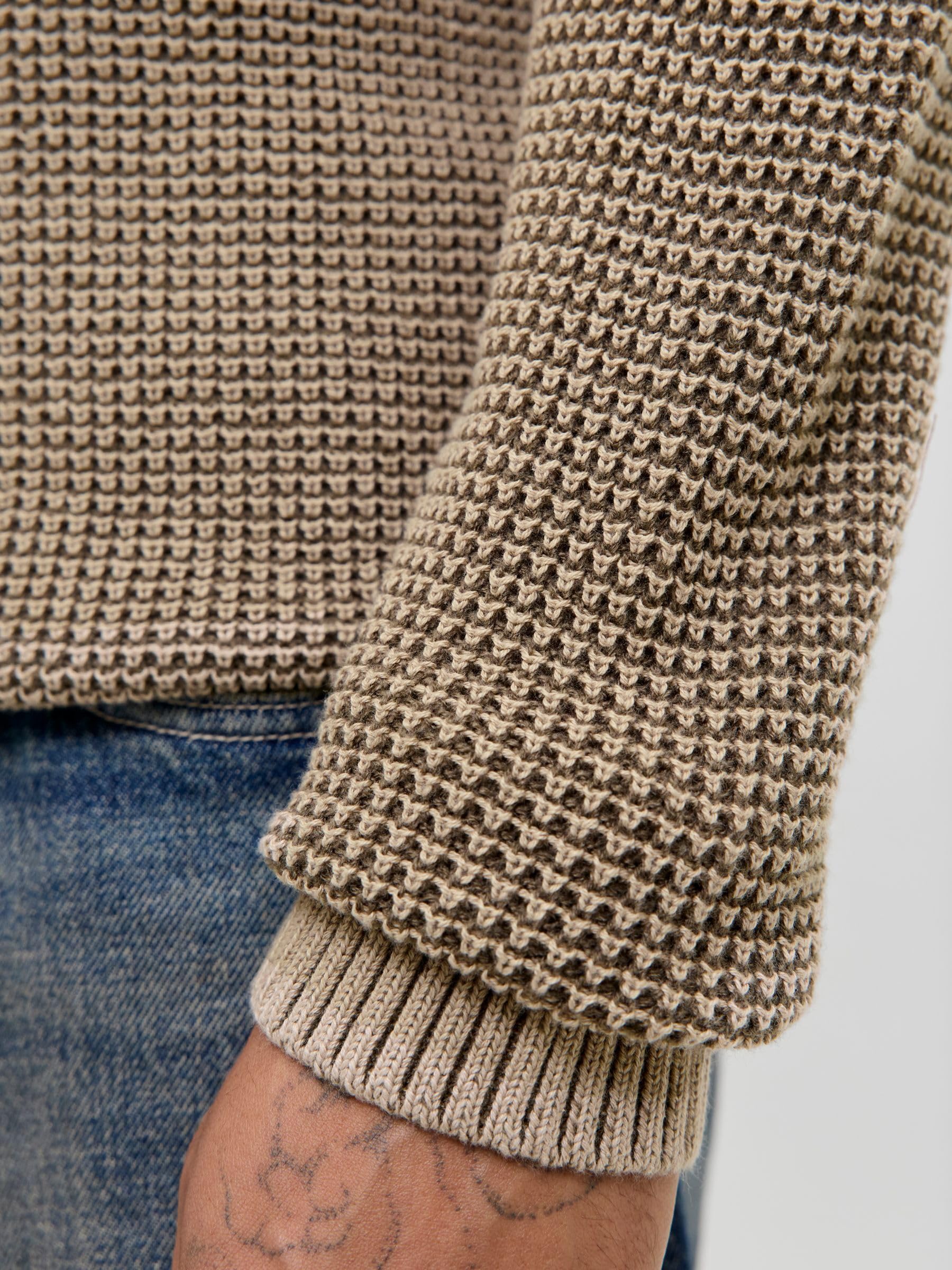 Jack & Jones Jjethan Knit High Neck Jjethan Knit High Neck Uomo (Pacco da 1)