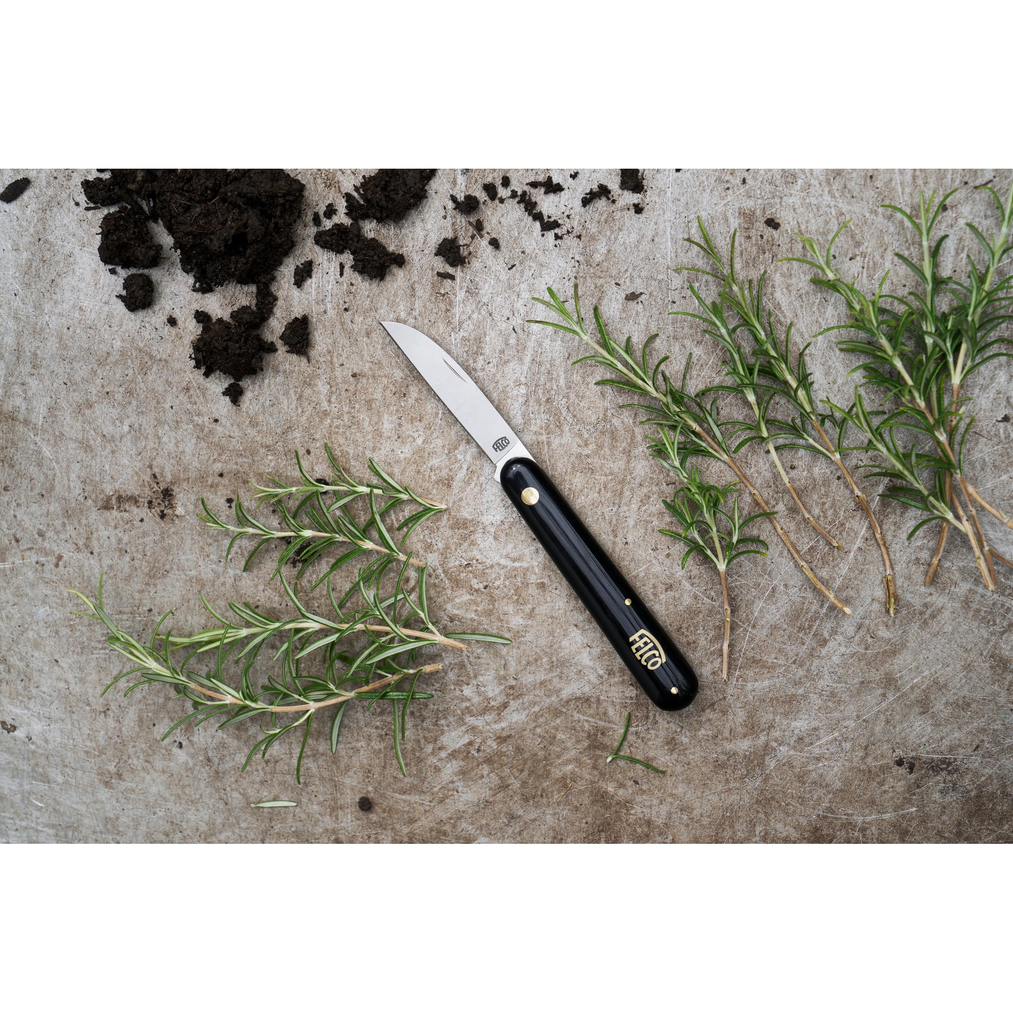 FELCO Couteau de Fleuriste 520 Acier Inoxydable