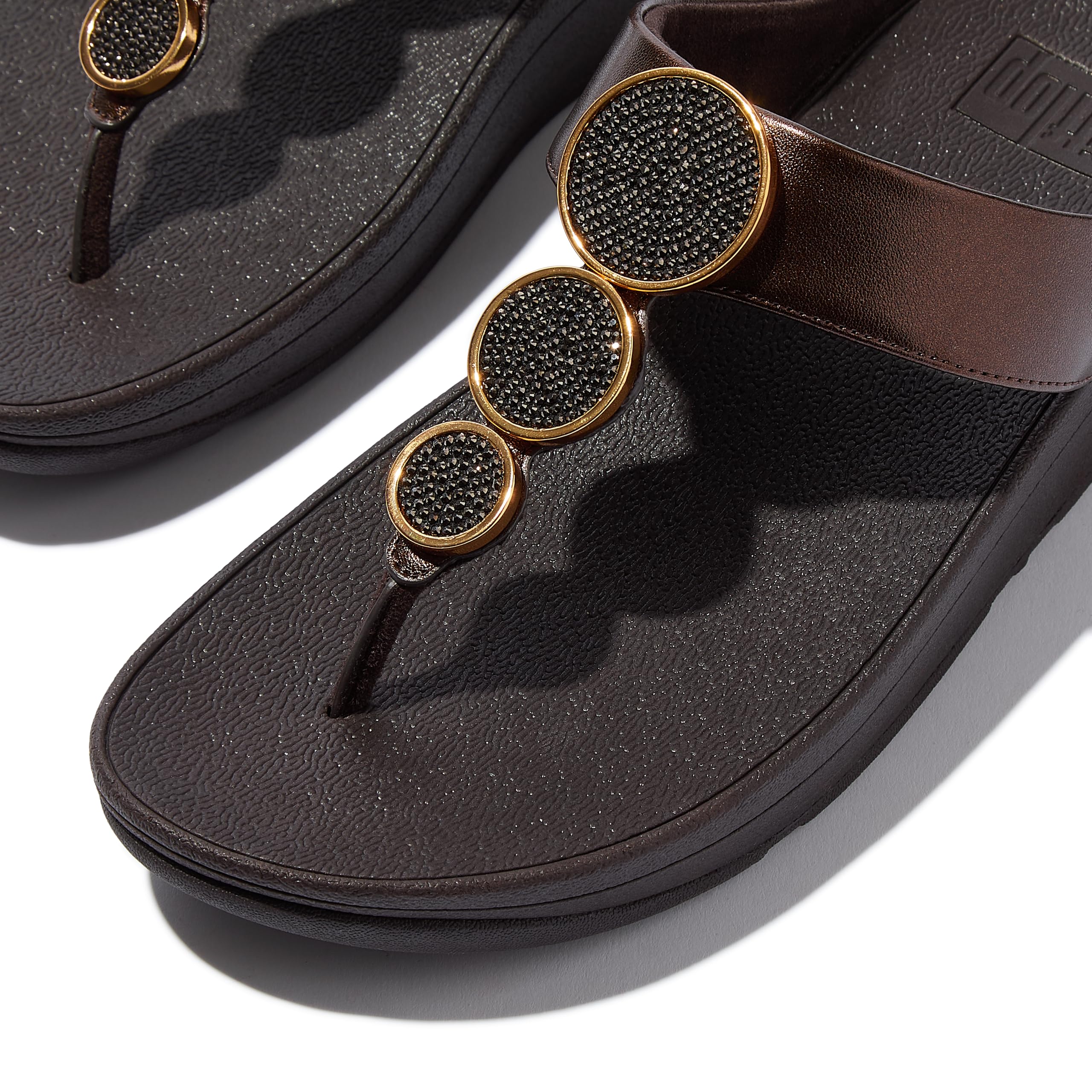 Fitflop Sandalias Halo Bead-Circle Plateado