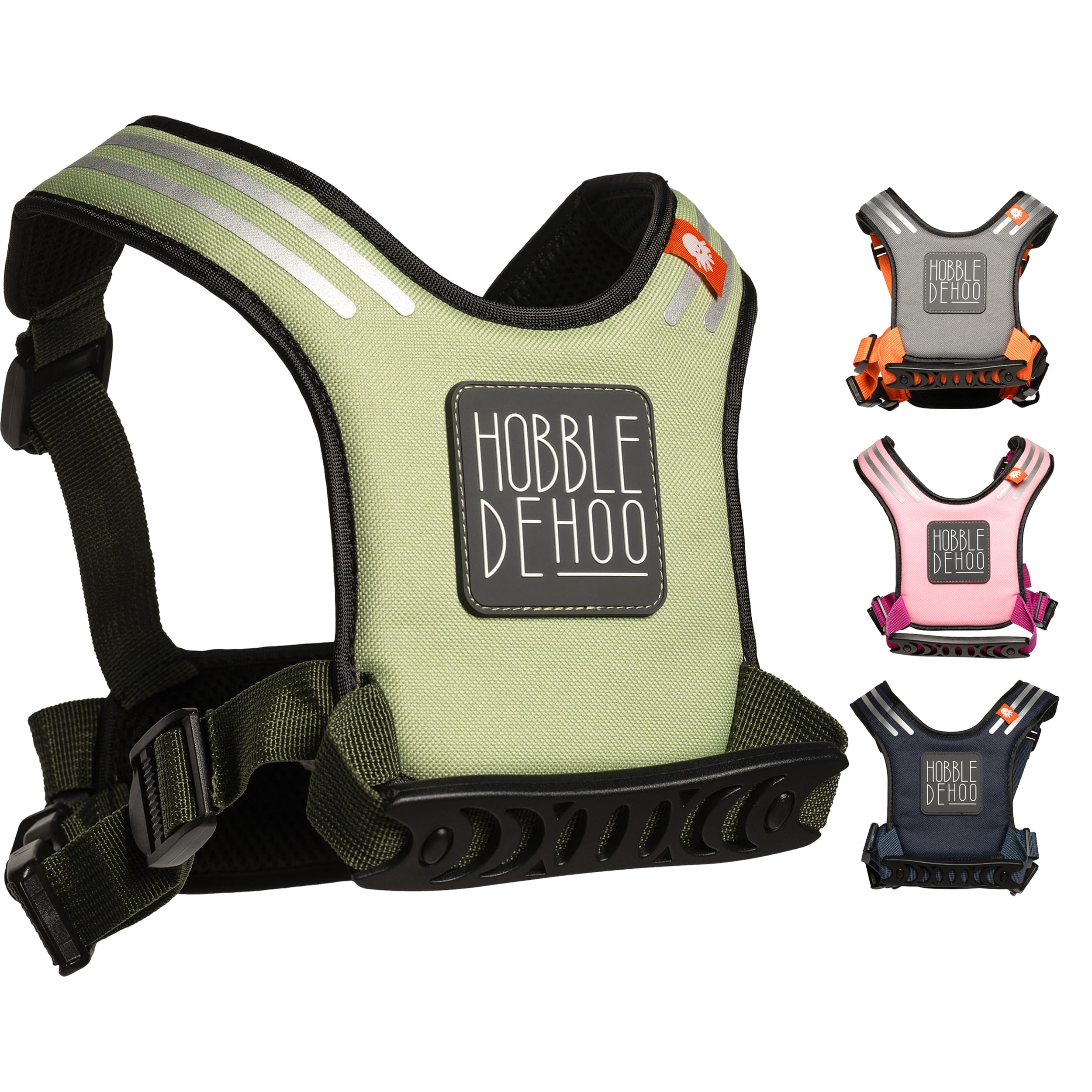 Hobble De HooChild Harness, Safety Harness for Kids & Toddlers Aged 2-7 Years, Green Child Harness for Walking & Supporting SEN and Special Needs (Green Harness with Leash)