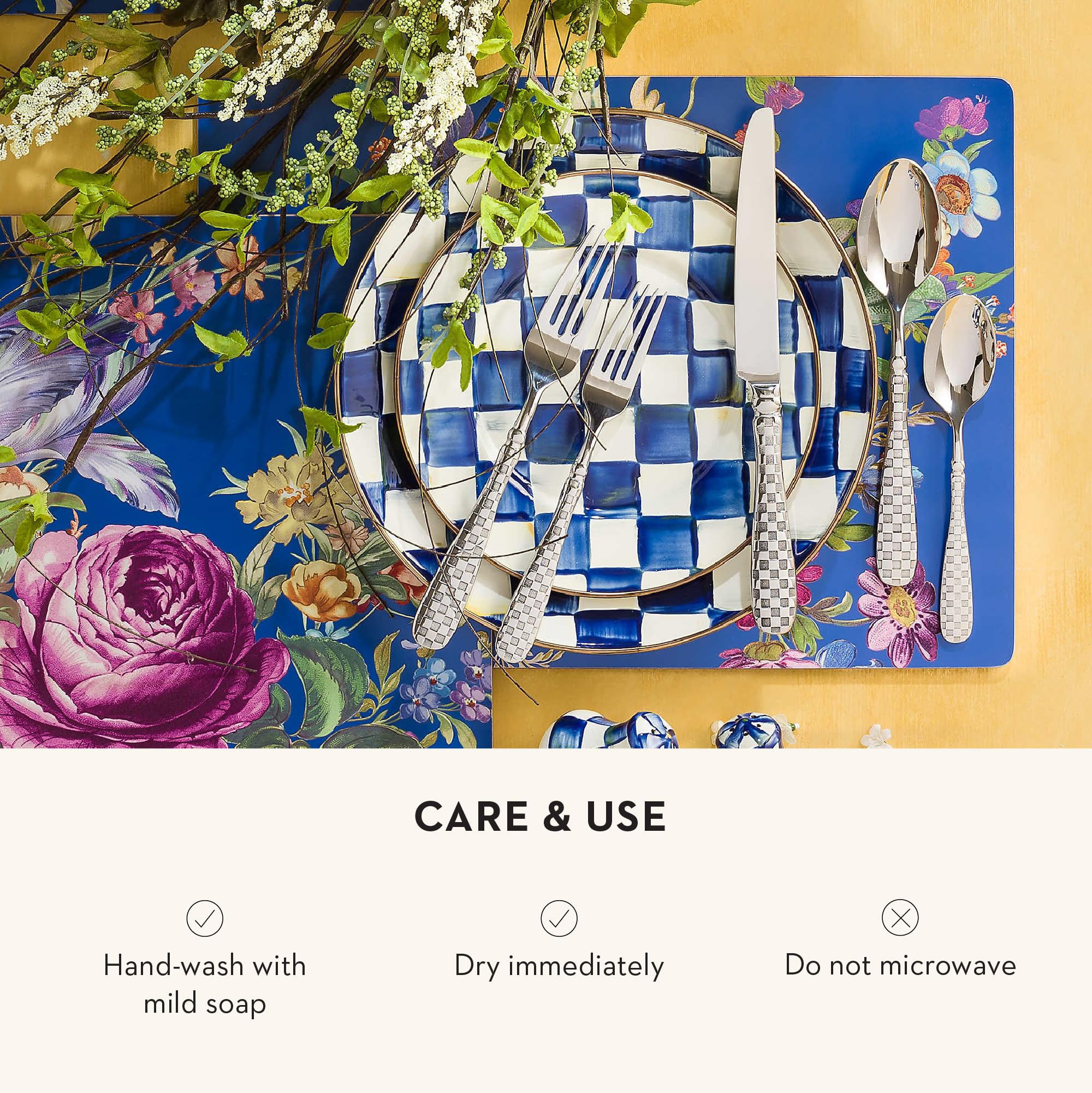MACKENZIE-CHILDS コートリー　エナメルディナープレート Amazon.com | MACKENZIE-CHILDS Enamel Salad and Dessert Plate