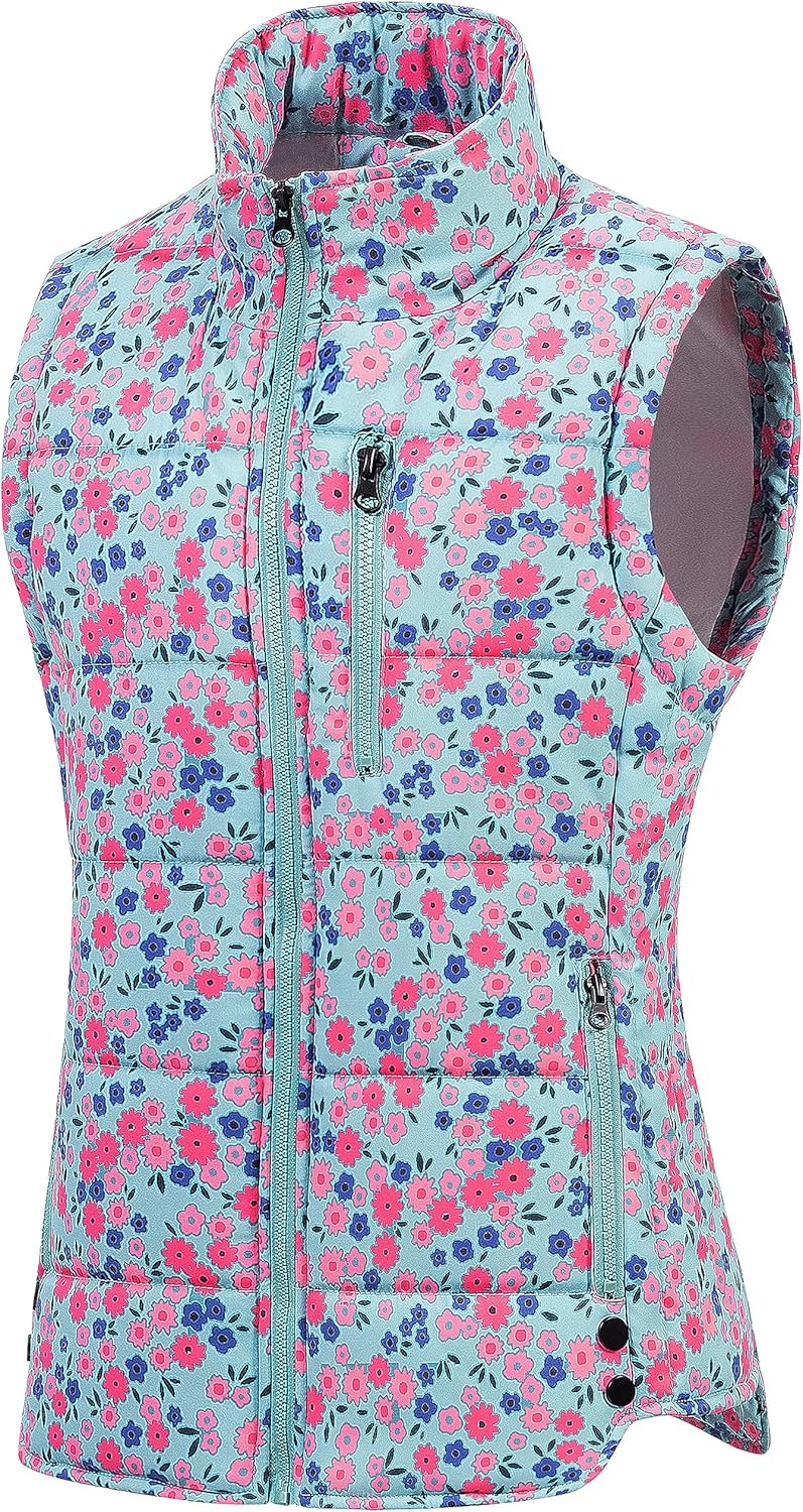 Chrisuno Women’s Winter Vests Outerwear Lightweight Quilted Puffer Utility Vest Chrisuno Women’s Winter Vests Outerwear Lightweight Quilted Puffer Utility Vest