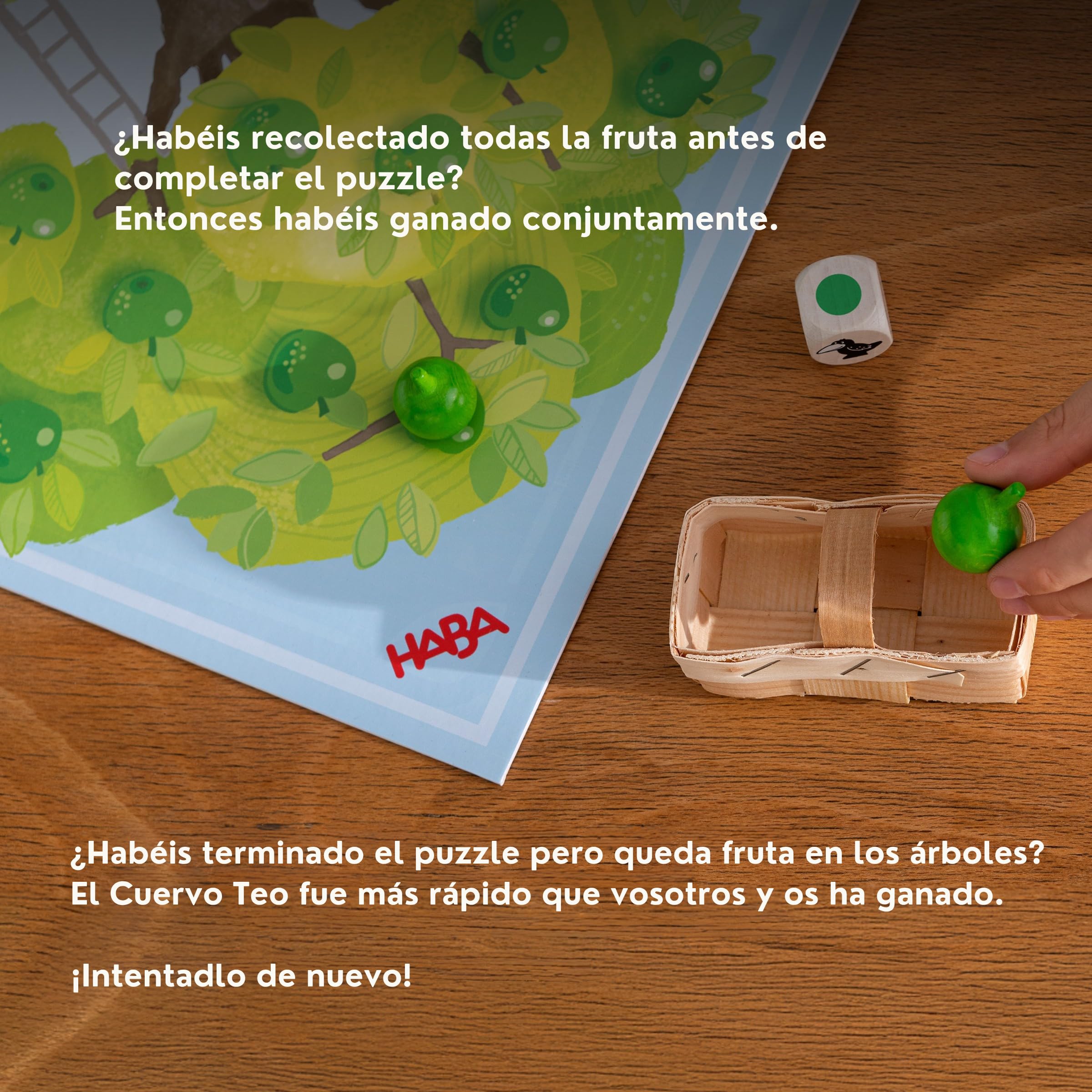 HABA 3403 - El Frutal, el clásico Juego Infantil de Mesa cooperativo. Más 3 años