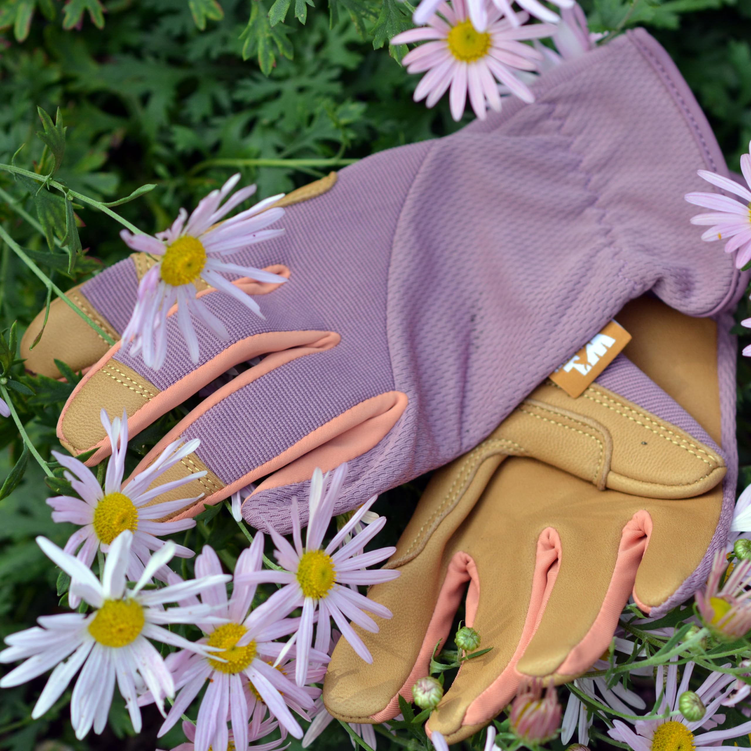 Wells Lamont ComfortHyde - Guantes de trabajo de cuero para mujer, híbridos, transpirables, talla S (7876S)