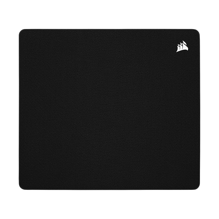 Corsair MM500 v2 Tessuto Ibrido Tappetino per Mouse Grande da Gioco – 45cm x 40cm – Rivestimento a Prova di Fuoriuscita – Bordi Cuciti Anti Sfregamento – Base in Gomma Antiscivolo – Nero