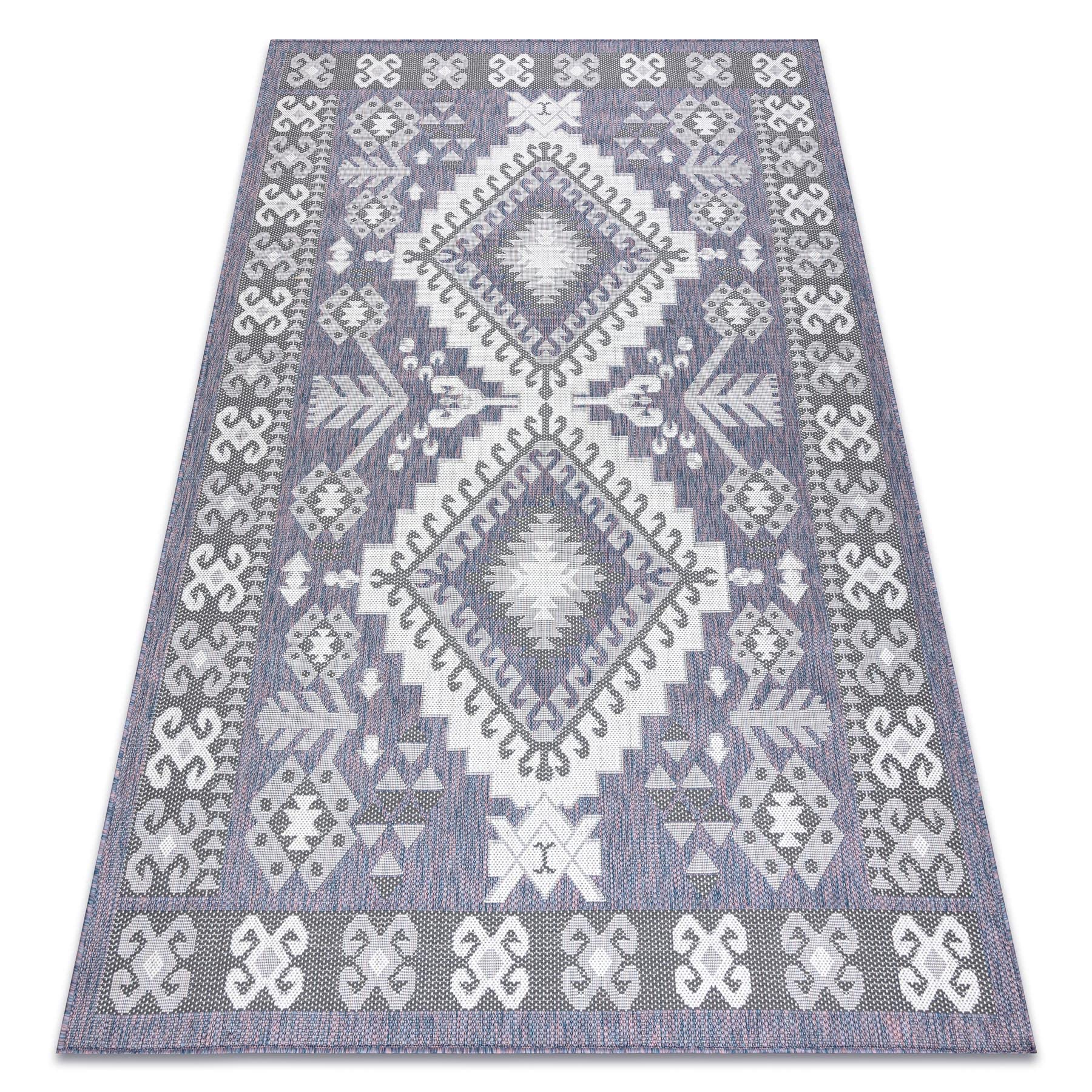 Tapis SISAL SION aztèque 160x220 cm idéal pour sublimer votre balcon