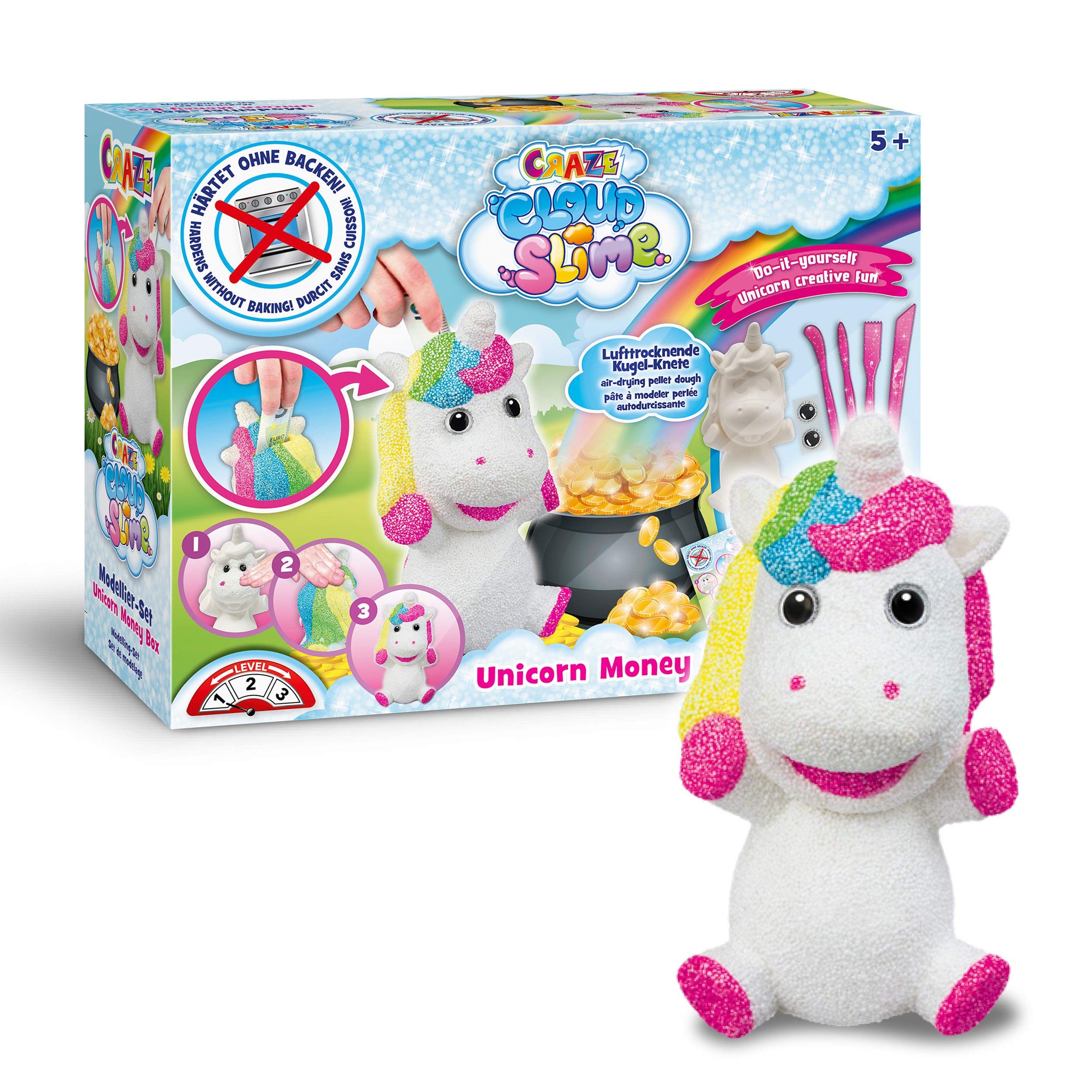 CRAZE Cloud slime - money box unicorn