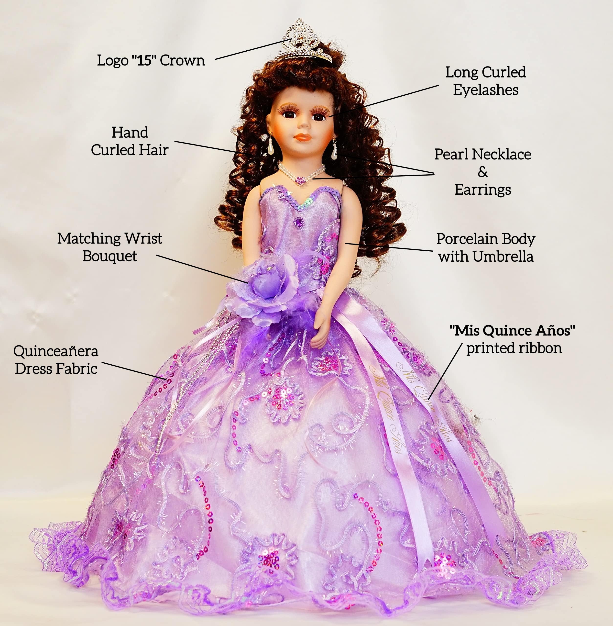 Amazon.com: Kinnex Collections by Amanda 18'' Porcelain