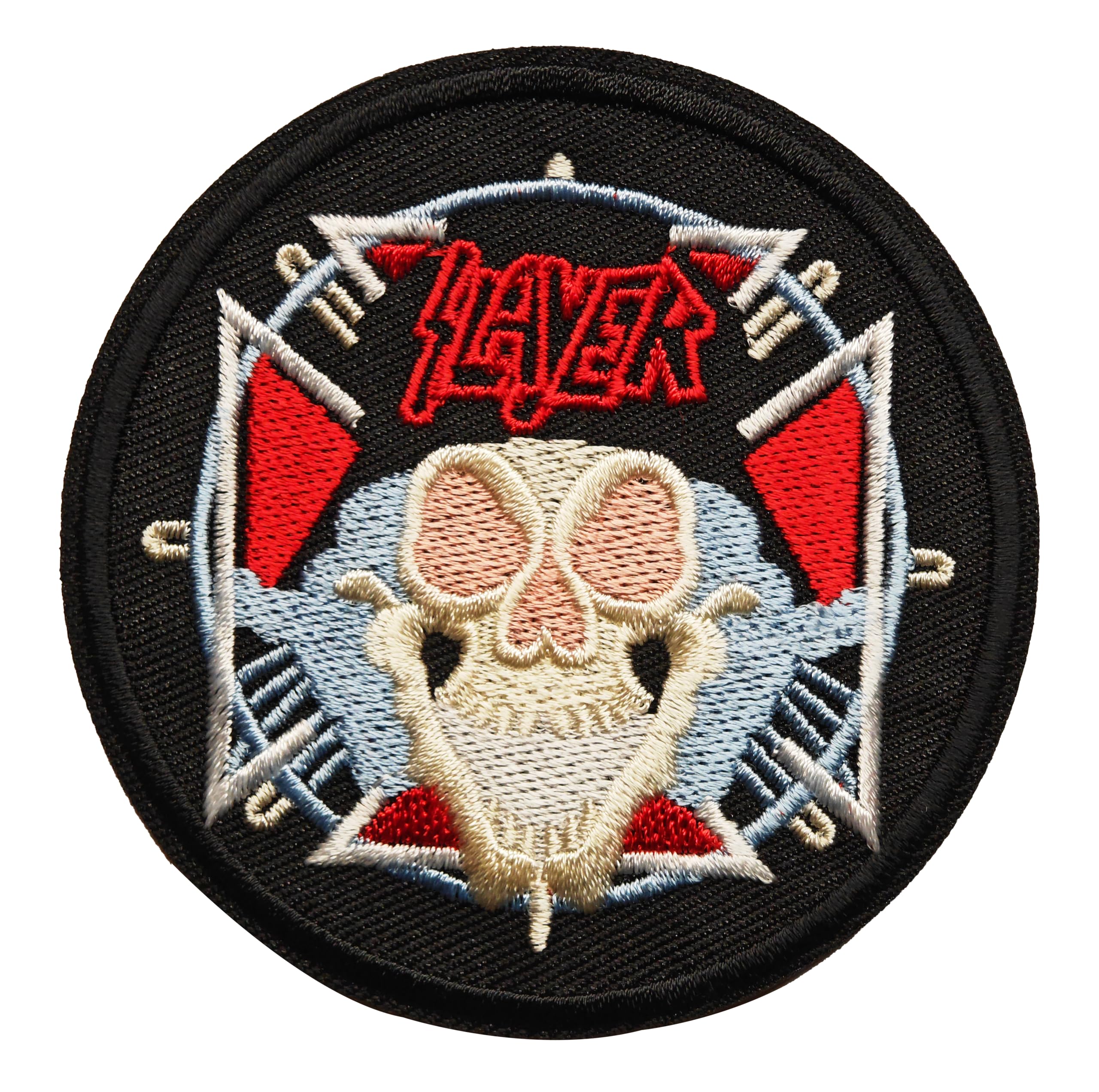 3-inch Layer Motorcycle Rock Band Patch — Iron On Patch Vintage Embroidered Patch Applique Repair Patch Badge, Iron On Sew On, DIY for Jackets, Clothes, Hats, Dress, Backpack, & Jeans