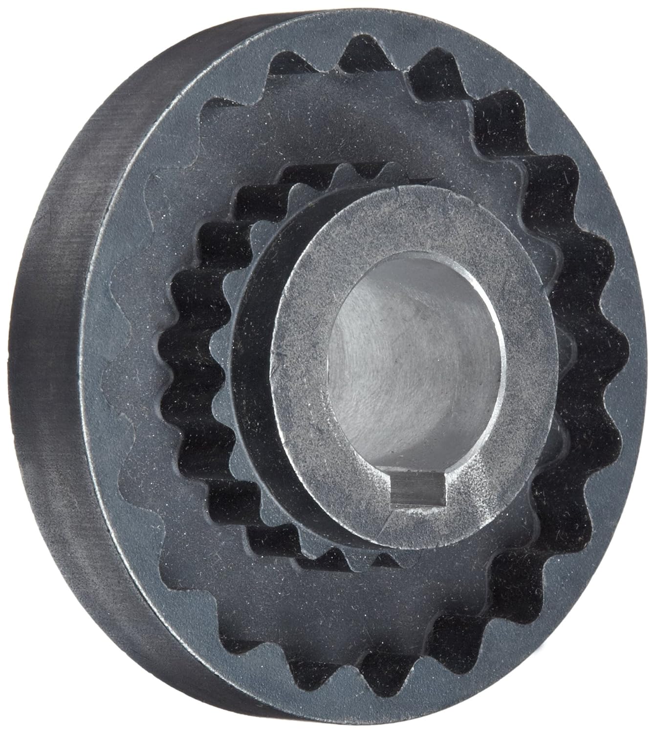 Martin 5S Quadraflex Coupling Flange, Sintered Steel, Metric, 25 mm