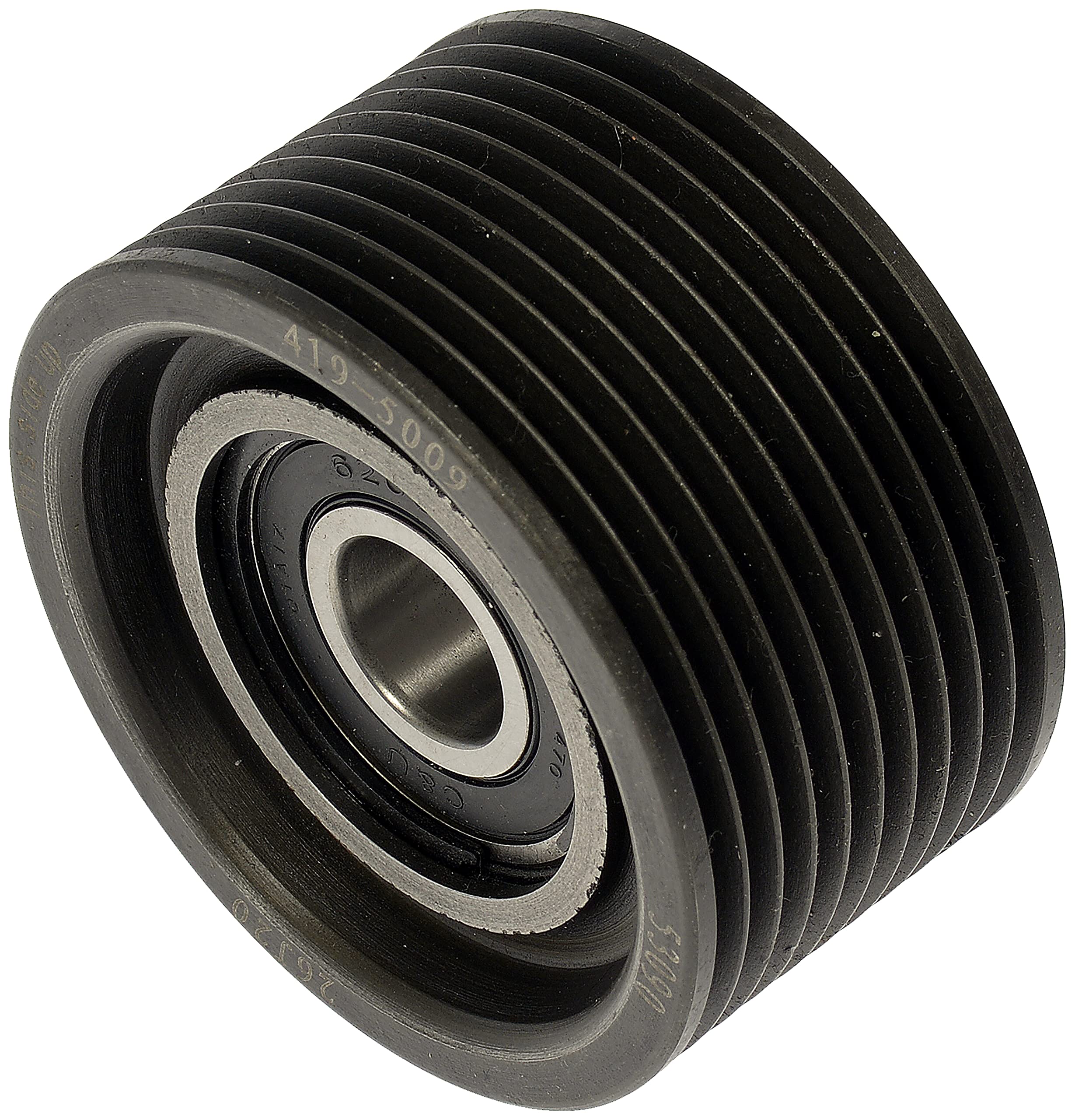 Dorman 419-5009 Accessory Drive Belt Idler Pulley Compatible with Select Mack/Volvo Models - Dorman Idler Pulley 419-5009 - Engine Idler Pulley - Idler Pulley - Engine Idler Pulley - Serpentine Belt Idler Pulley - This replacement accessory drive belt idler pulley has been engineered to match the function and performance of the original pulley on select vehicle years, makes and models, properly restoring critical vehicle operations. - Mack 2022-07, Volvo 2022-07