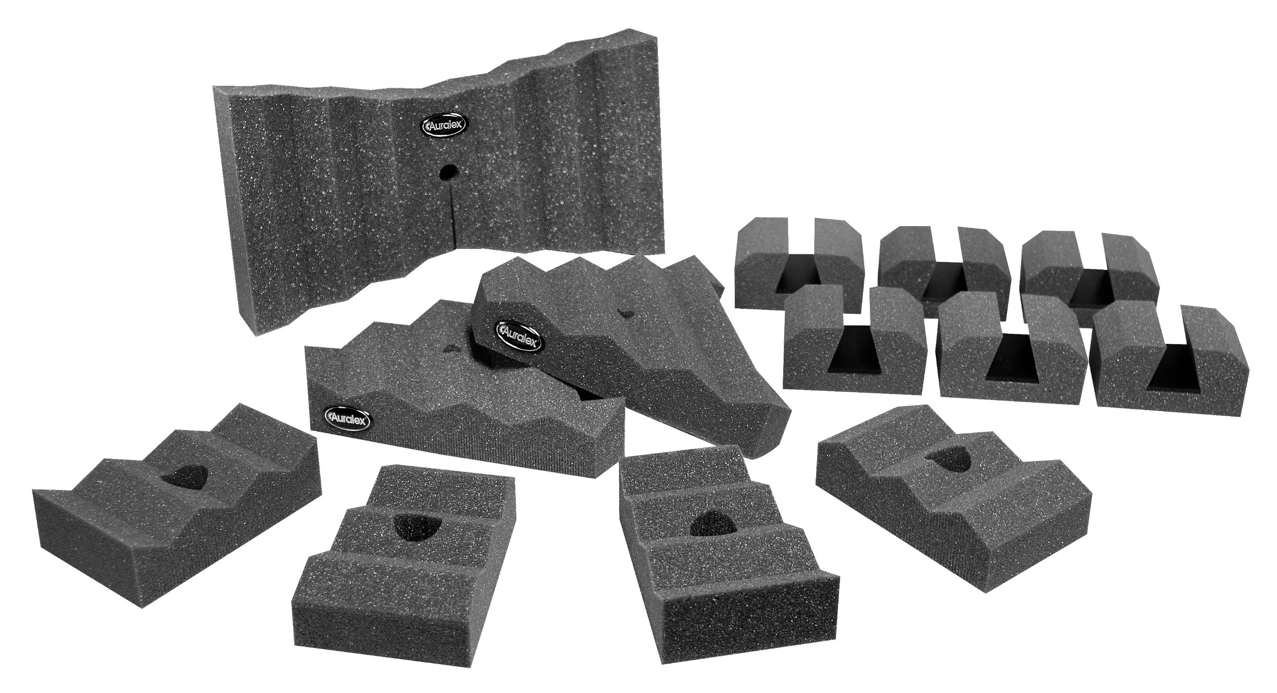 Auralex Acoustics Aural-Xpanders Acoustic Micphone Baffle Set