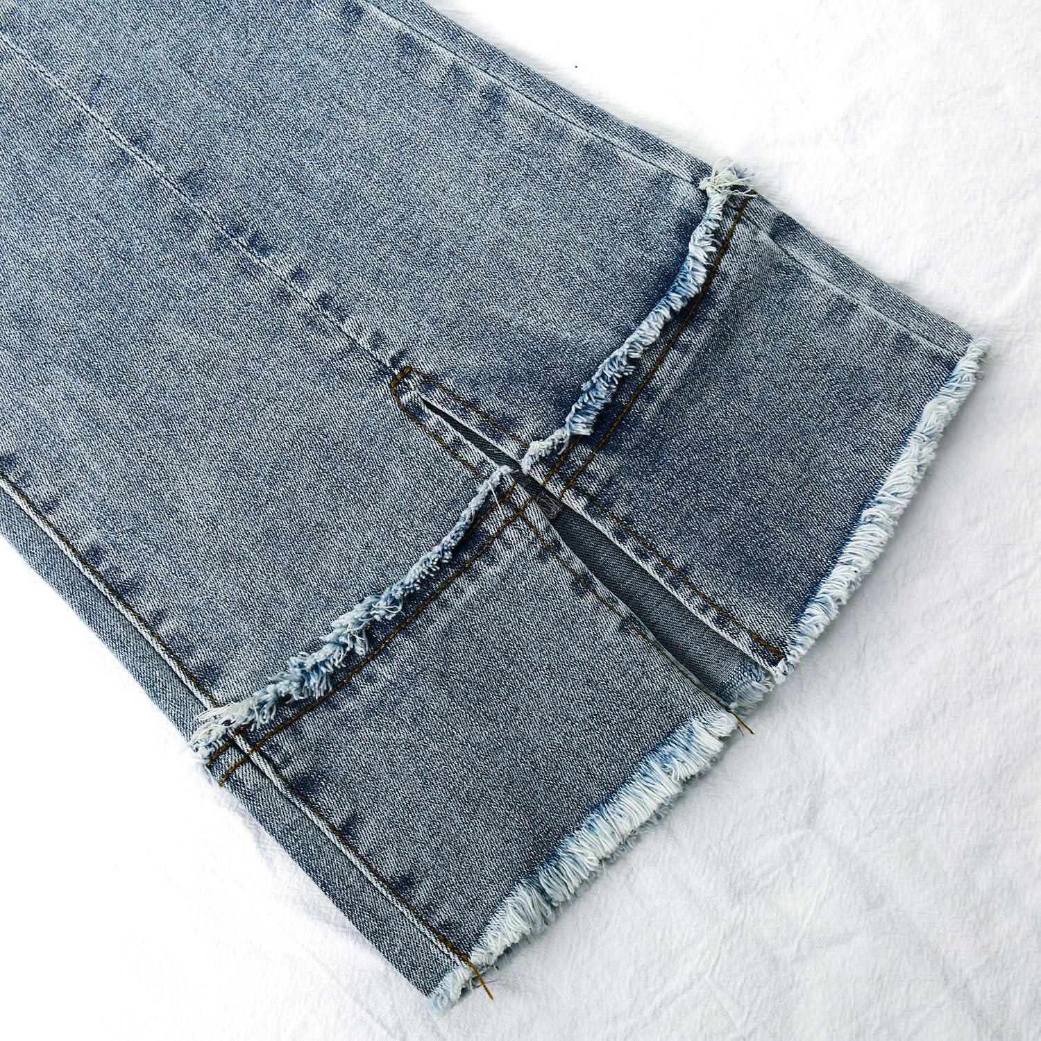 KIDSCOOL SPACE Jeans-Latzhose für Mädchen, Jeans-Latzhose für kleine und große Kinder