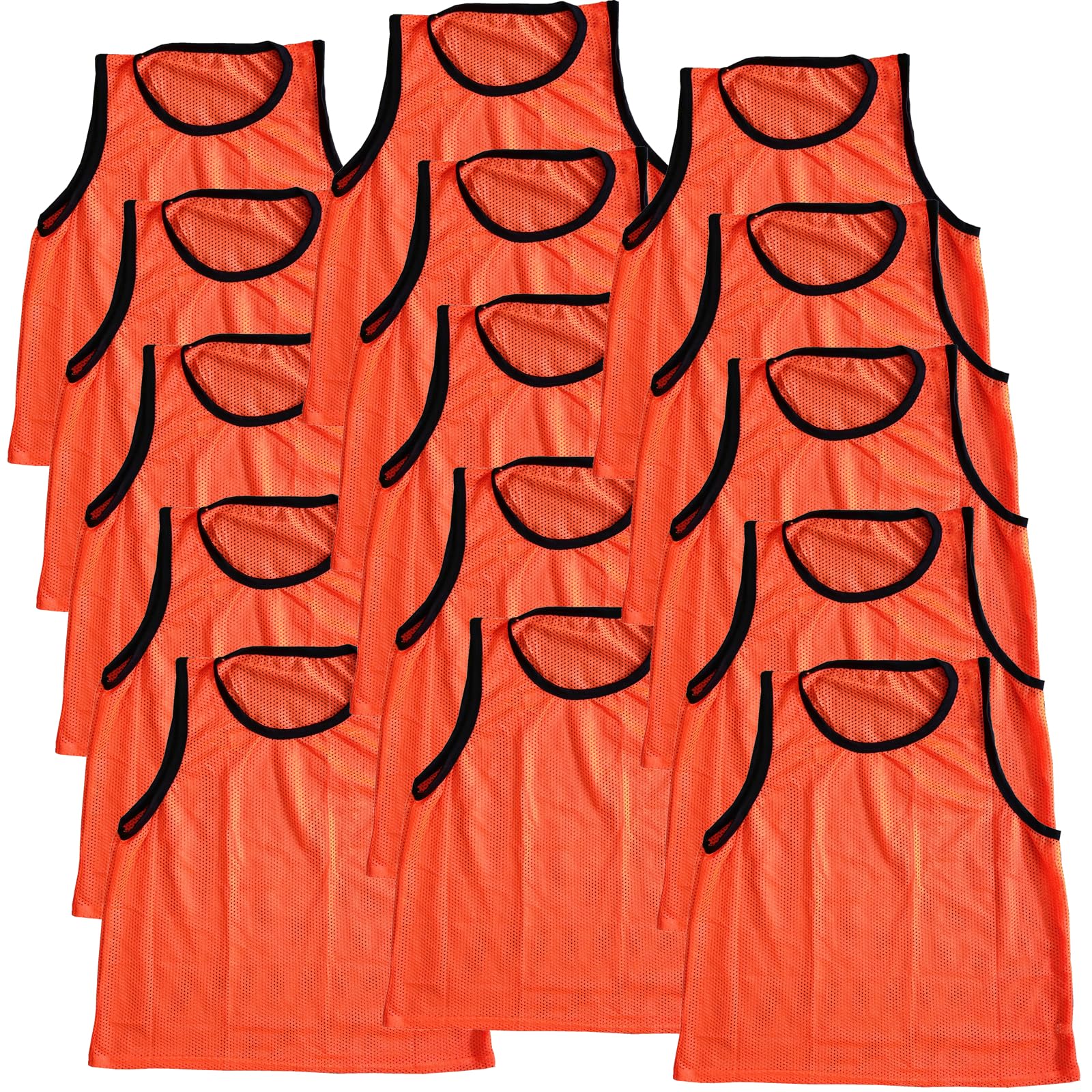 BlueDot Trading Adult &amp; Youth Scrimmage Training Vests for Soccer, Basketball &amp; More – Available in 1, 6, 12, 24 Packs