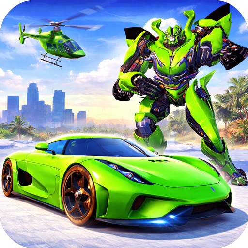 Superhelden-Roboterauto-Transformation 3D – Multi-Mech-Stunt-Rennspiel