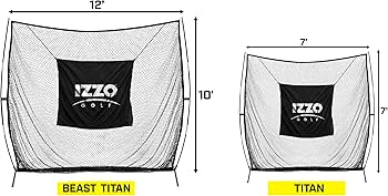 Amazon.com: IZZO Titan 7ft x 7ft Golf Practice Hitting Net