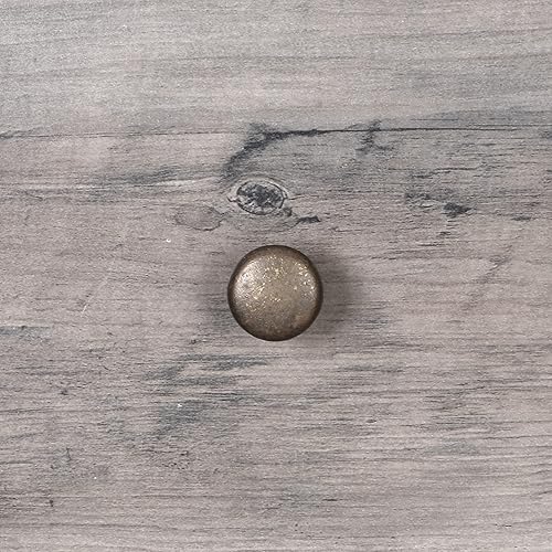 Miniatura 17 de Betterhood Barnwood - Mesita de noche rústica con estación de carga, mesa auxiliar con puerta de granero y cajones, mesa auxiliar estilo roble Roble