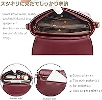 Vista 5 de FSD.WG Women Tassel Zipper Pocket Crossbody Bag Shoulder Purse Fashion Travel Bag with Multi Pockets