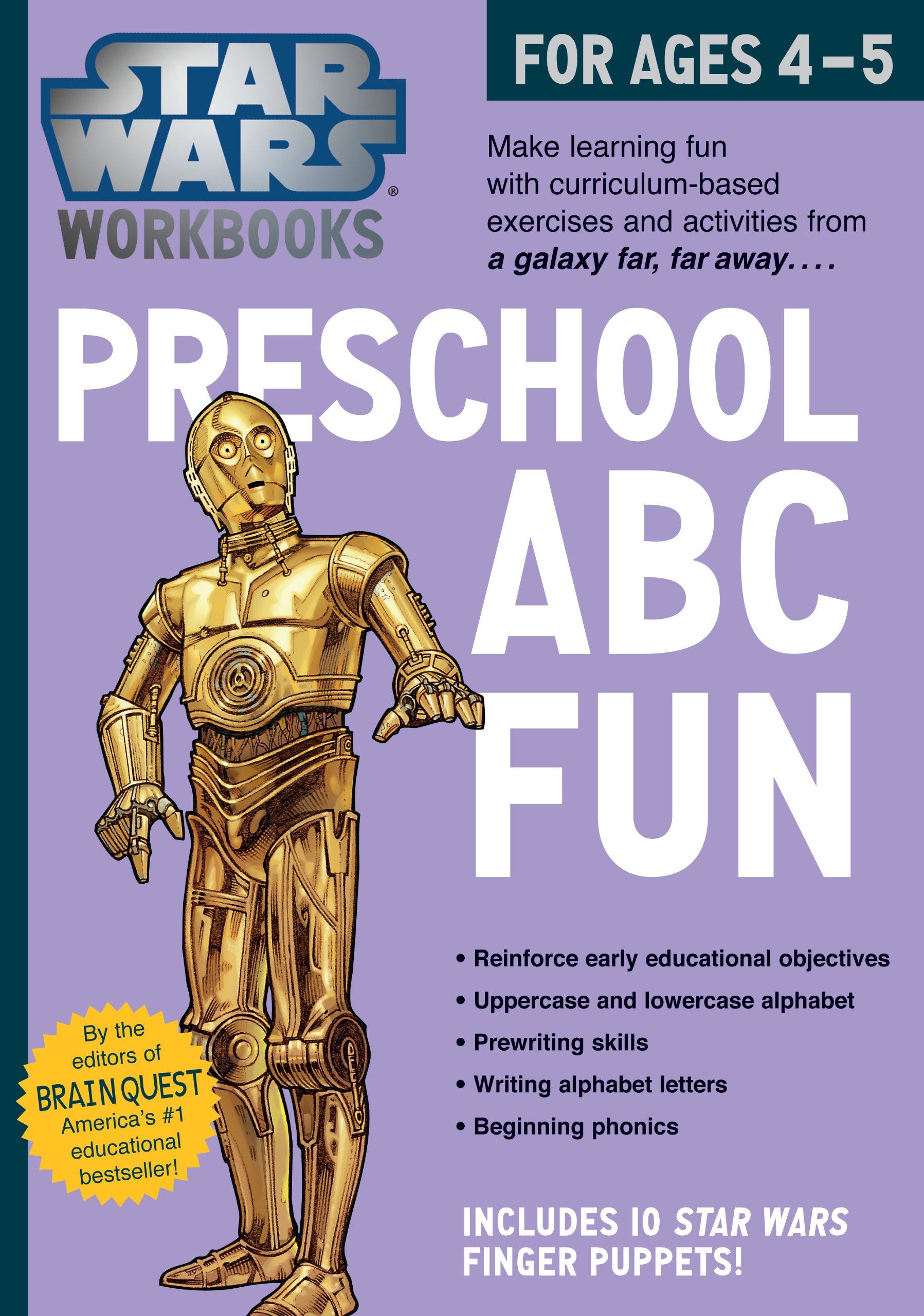 Star Wars Workbooks - Preschool ABC Fun!: for Ages 4-5