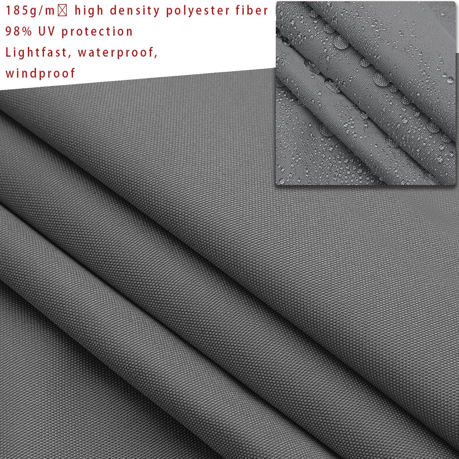 日よけシェード ダークグレー 2.5x5.5m 撥水 UVカット 軽量 Amazon.co.jp: 日よけシェード 2.5 x 5 m 撥水 雨除け 梅雨対策 防水
