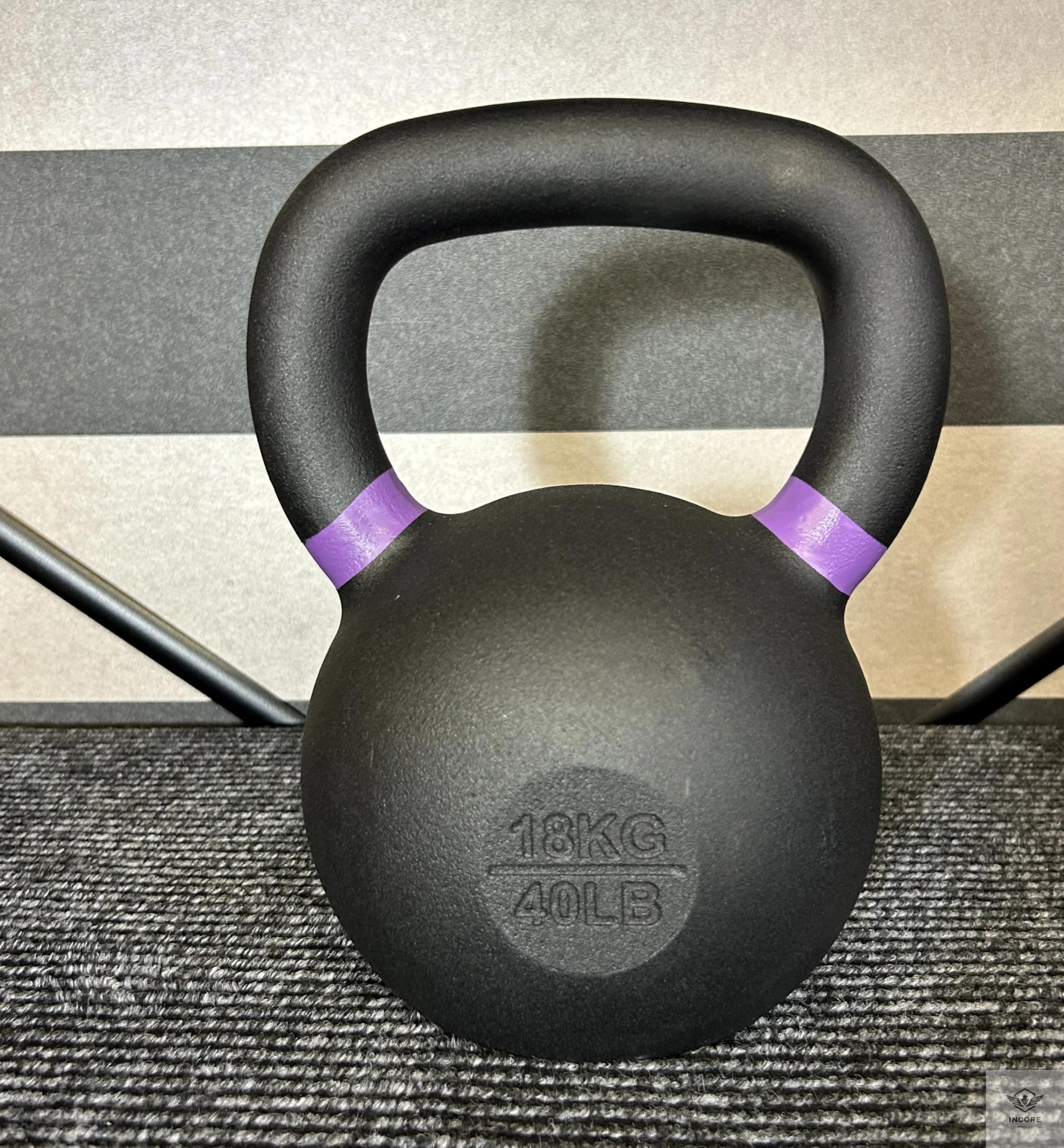 Pesa rusa de hierro fundido Hardstyle Incore Sports 18 kg