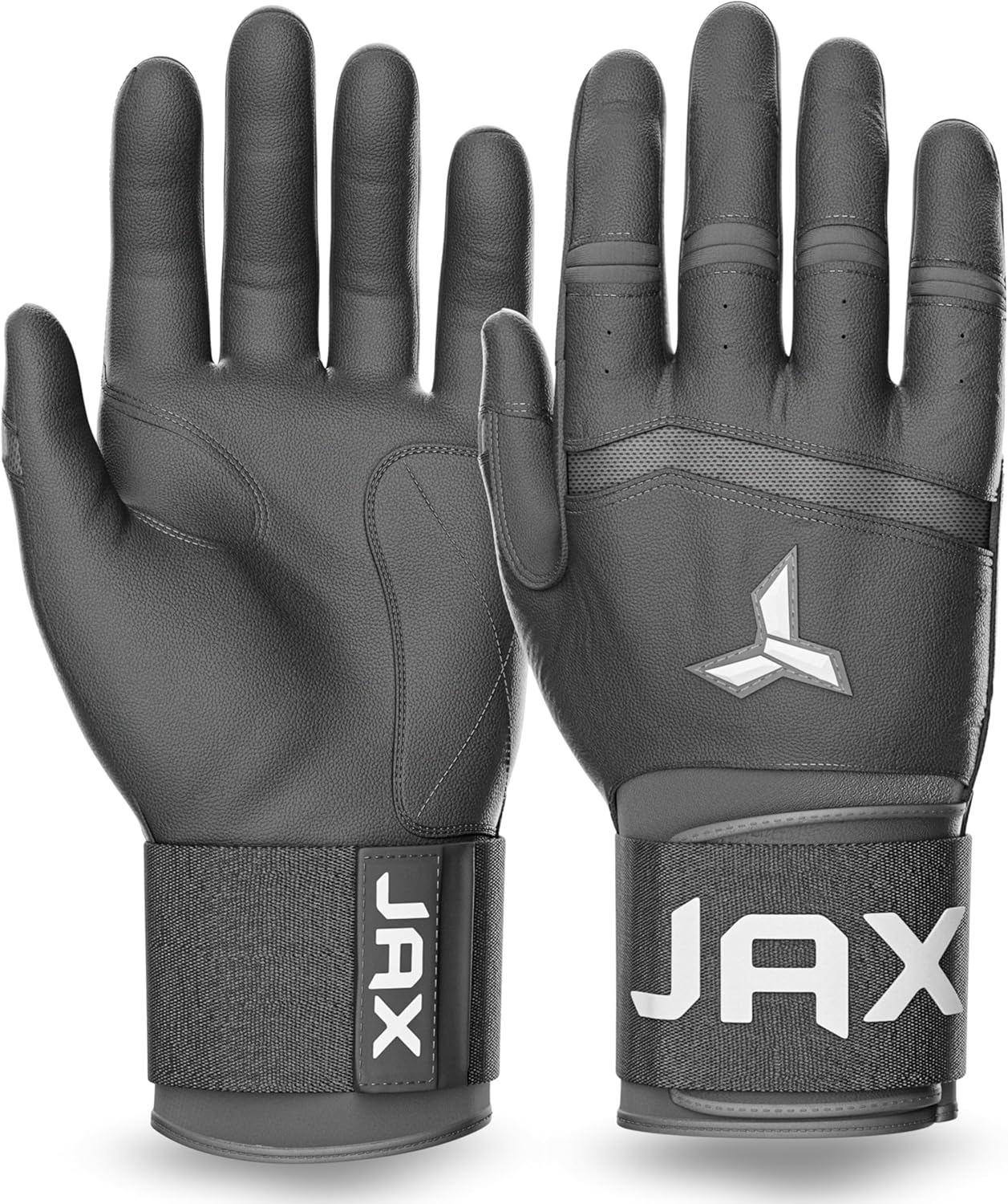 JAX Batting Gloves | Full Wrap Support Batting Glove | Baseball & Softball | Optional Web-Tech | Multiple Colors